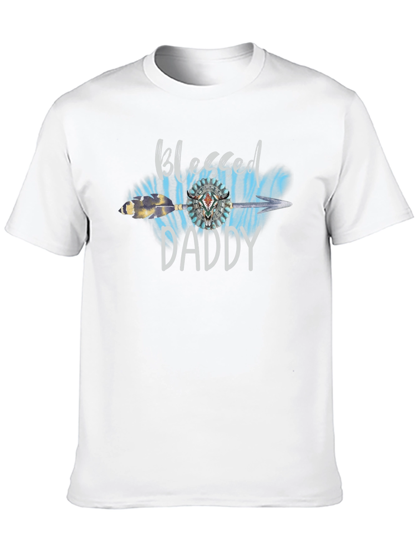 Blessed Daddy Graphic T-Shirt - Western Style