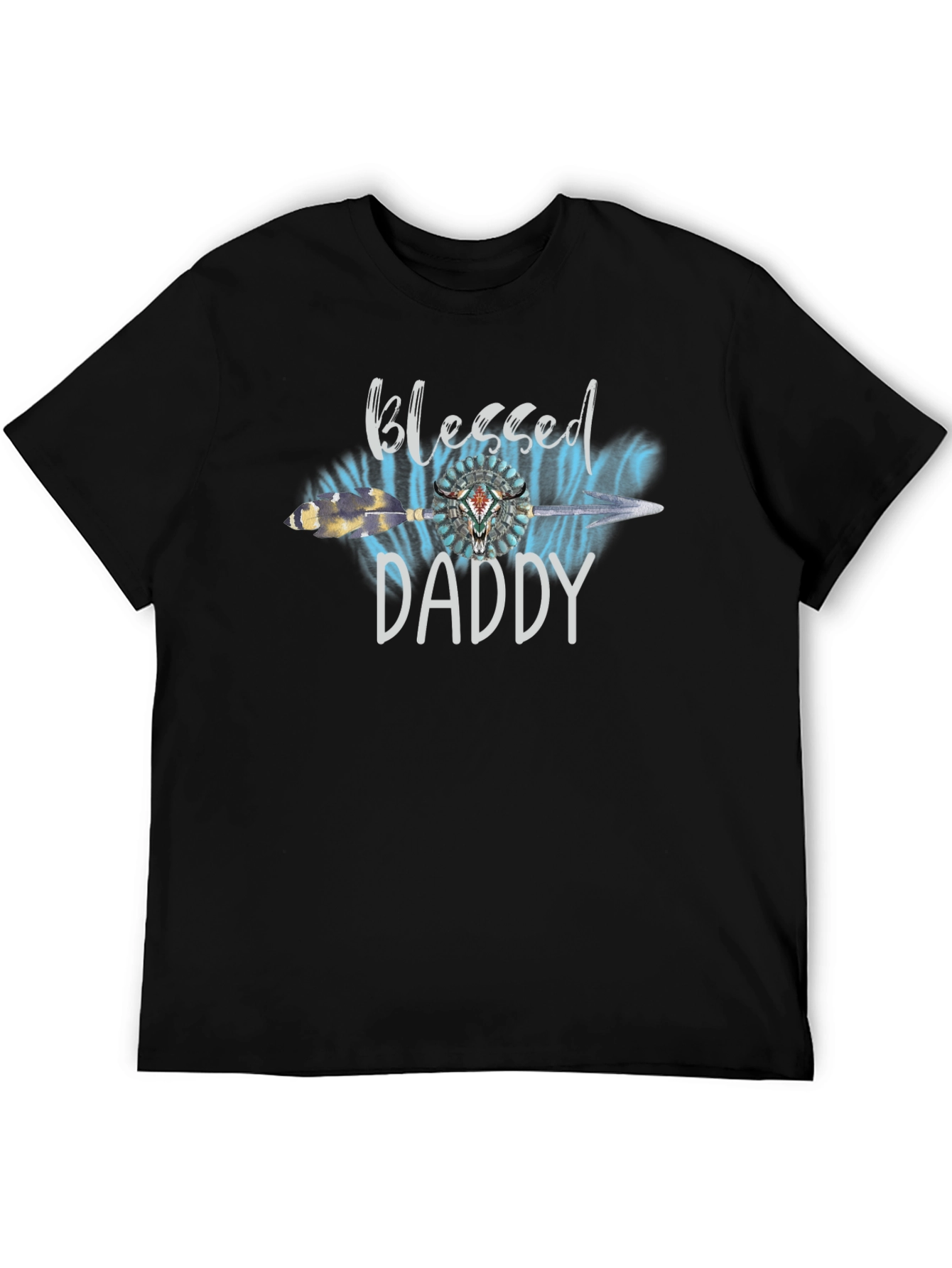 Blessed Daddy Graphic T-Shirt - Western Style