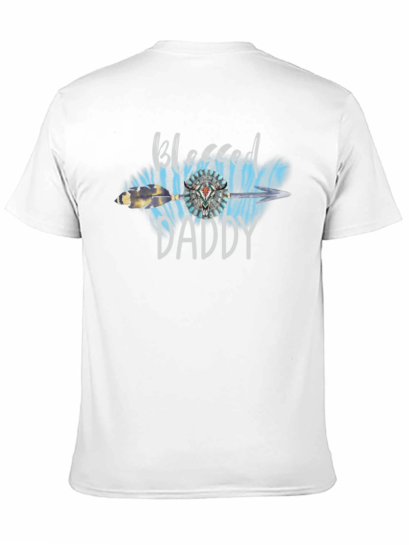 Blessed Daddy Graphic T-Shirt - Western Style