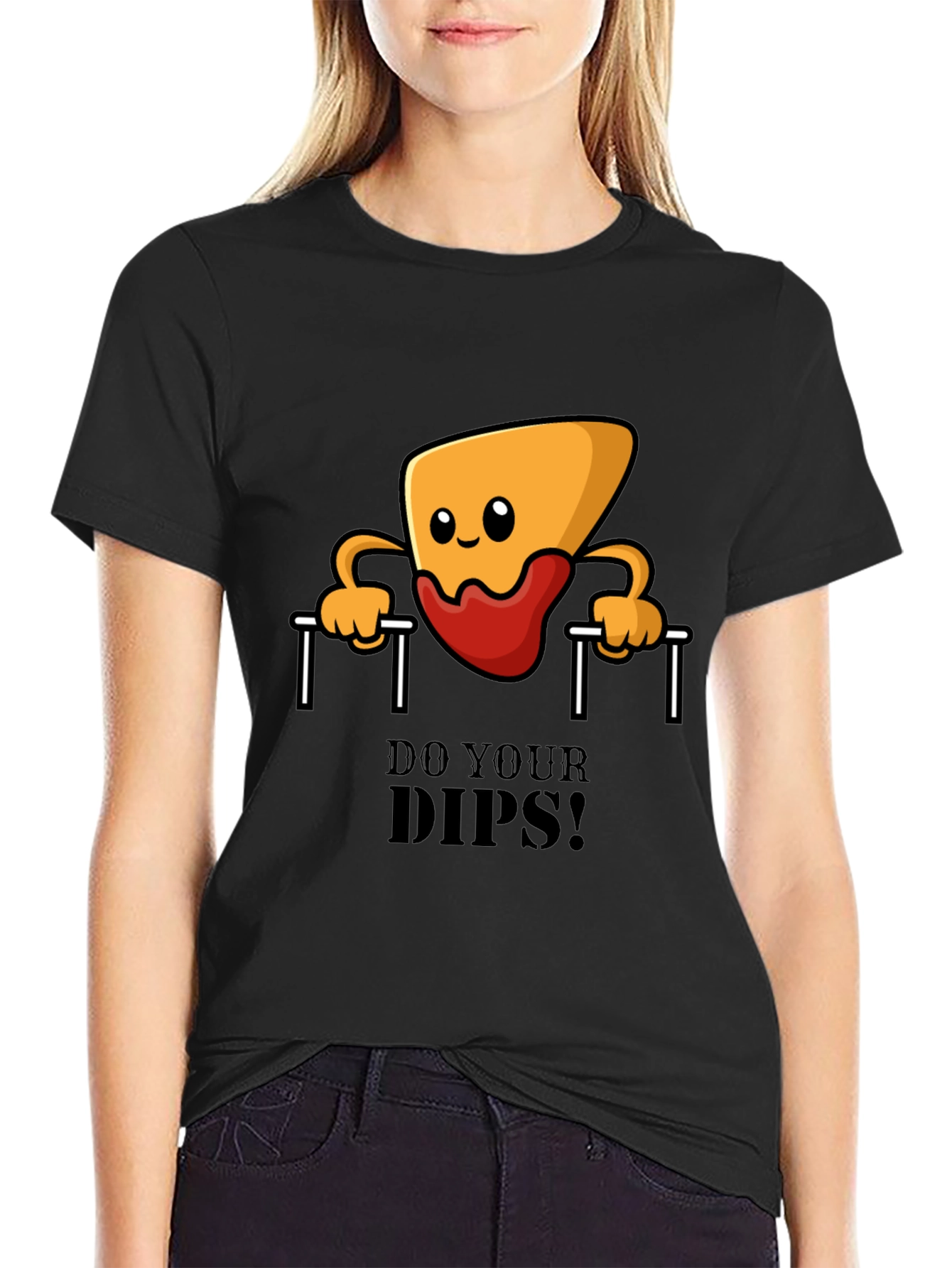 Funny Workout T-Shirt - Do Your Dips!