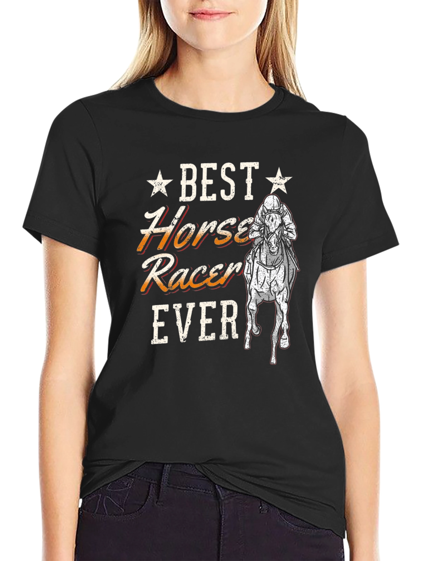 Best Horse Racer Ever Graphic Tee