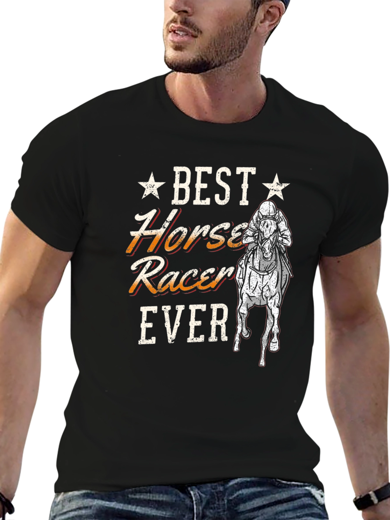 Best Horse Racer Ever Graphic Tee