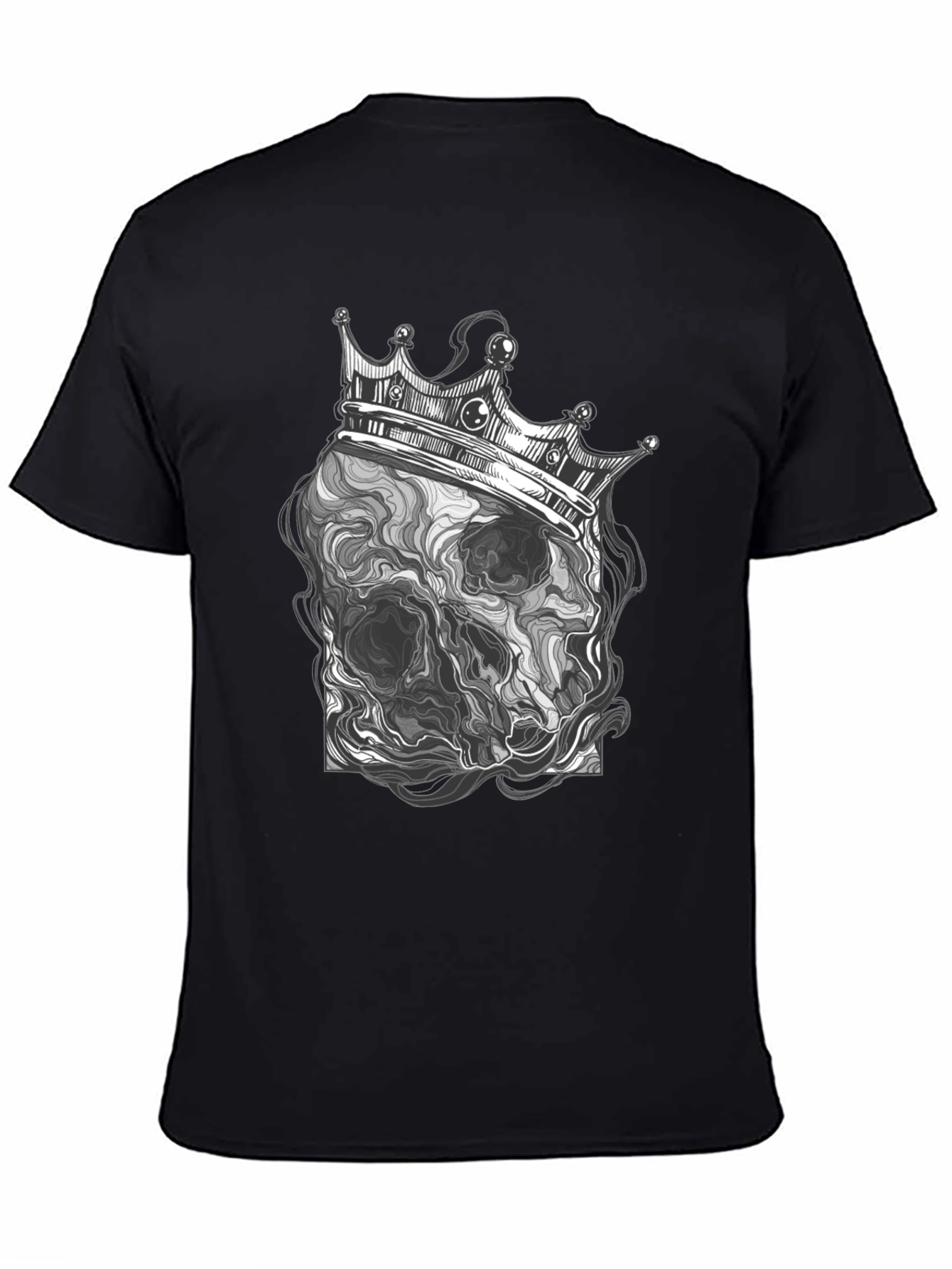 Skull King Graphic Tee - Mens Black T-Shirt