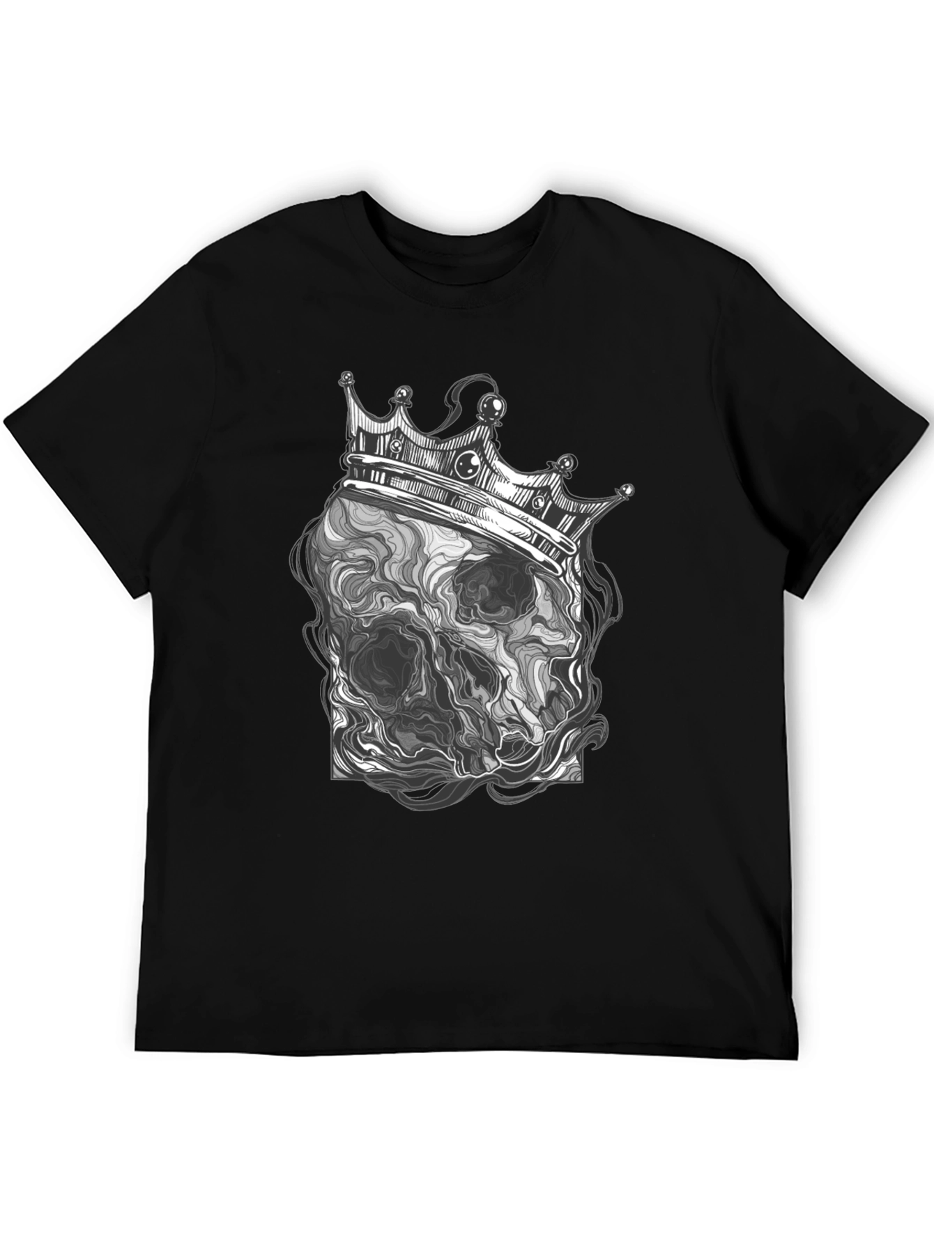 Skull King Graphic Tee - Mens Black T-Shirt