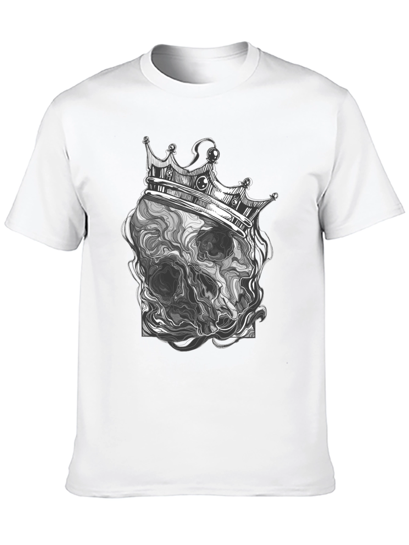 Skull King Graphic Tee - Mens Black T-Shirt