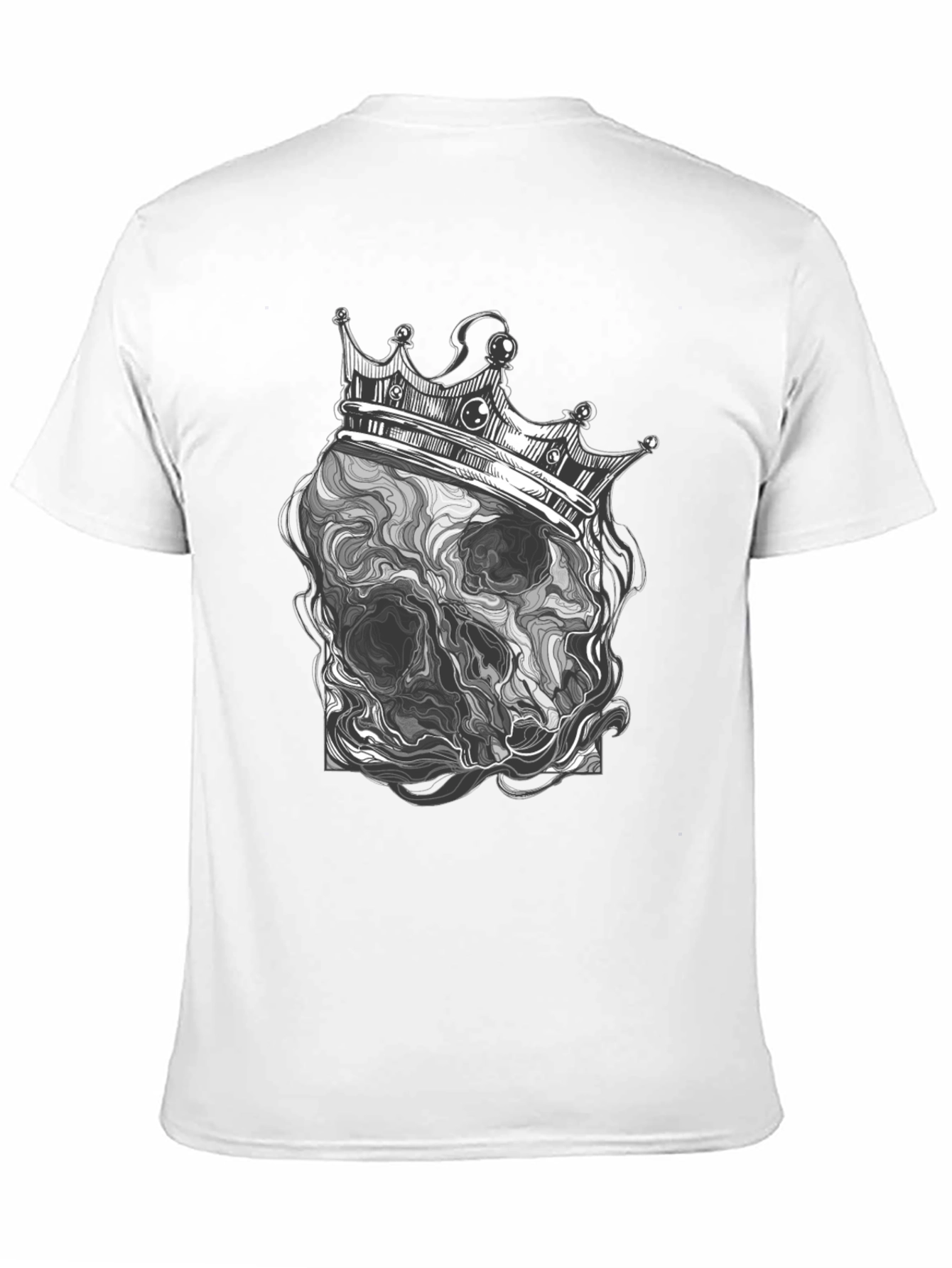 Skull King Graphic Tee - Mens Black T-Shirt