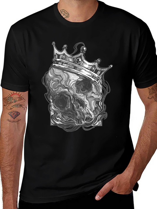 Skull King Graphic Tee - Mens Black T-Shirt