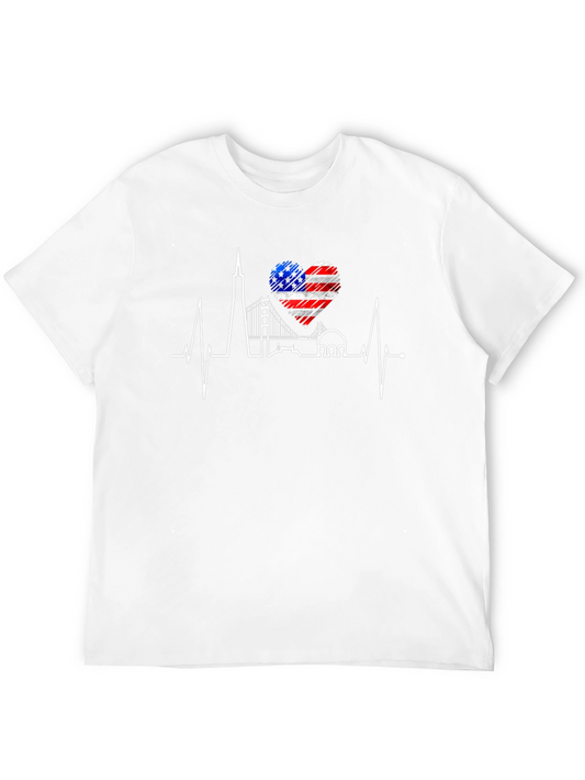 San Francisco Skyline Heartbeat T-Shirt