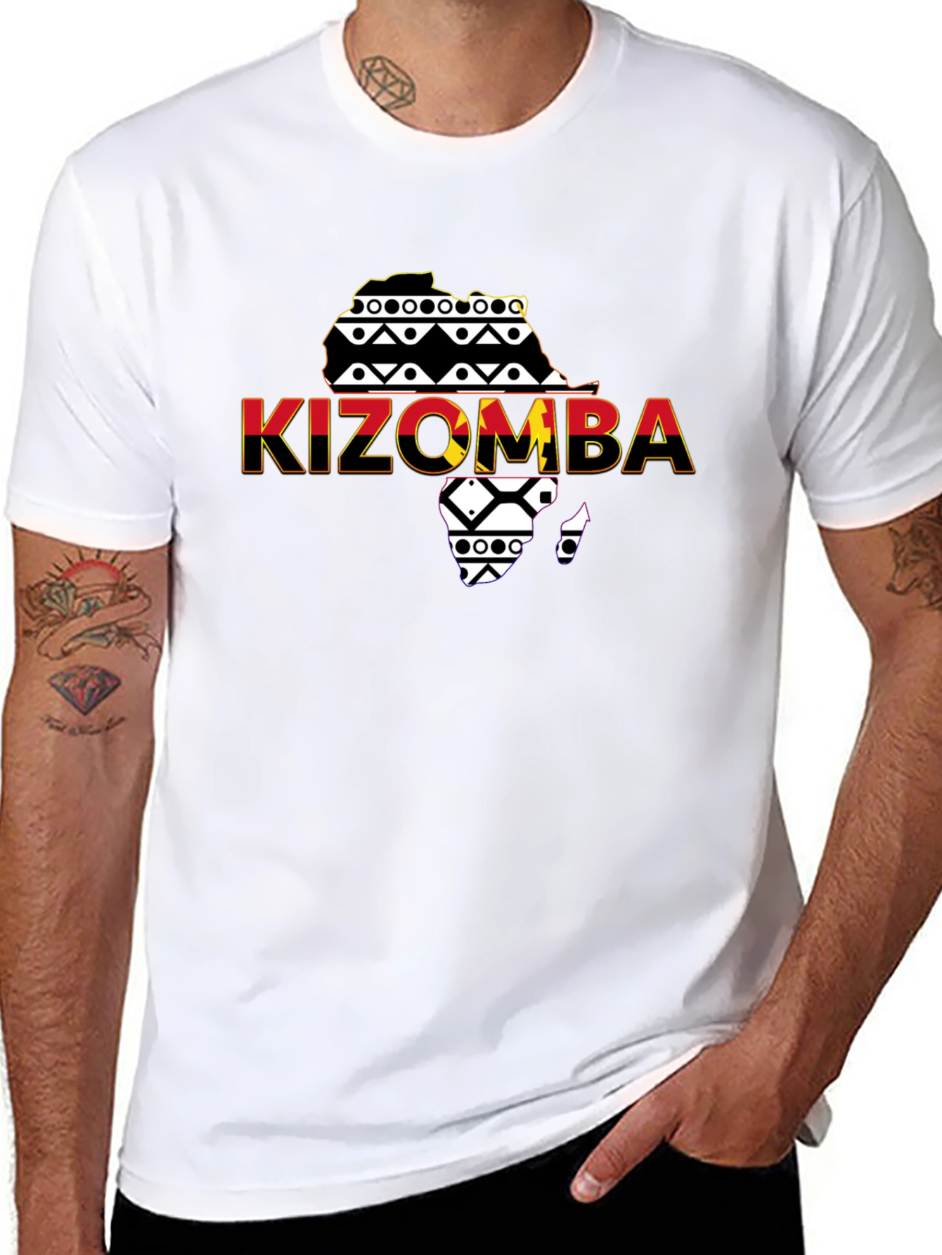 Kizomba Africa Map Graphic Tee