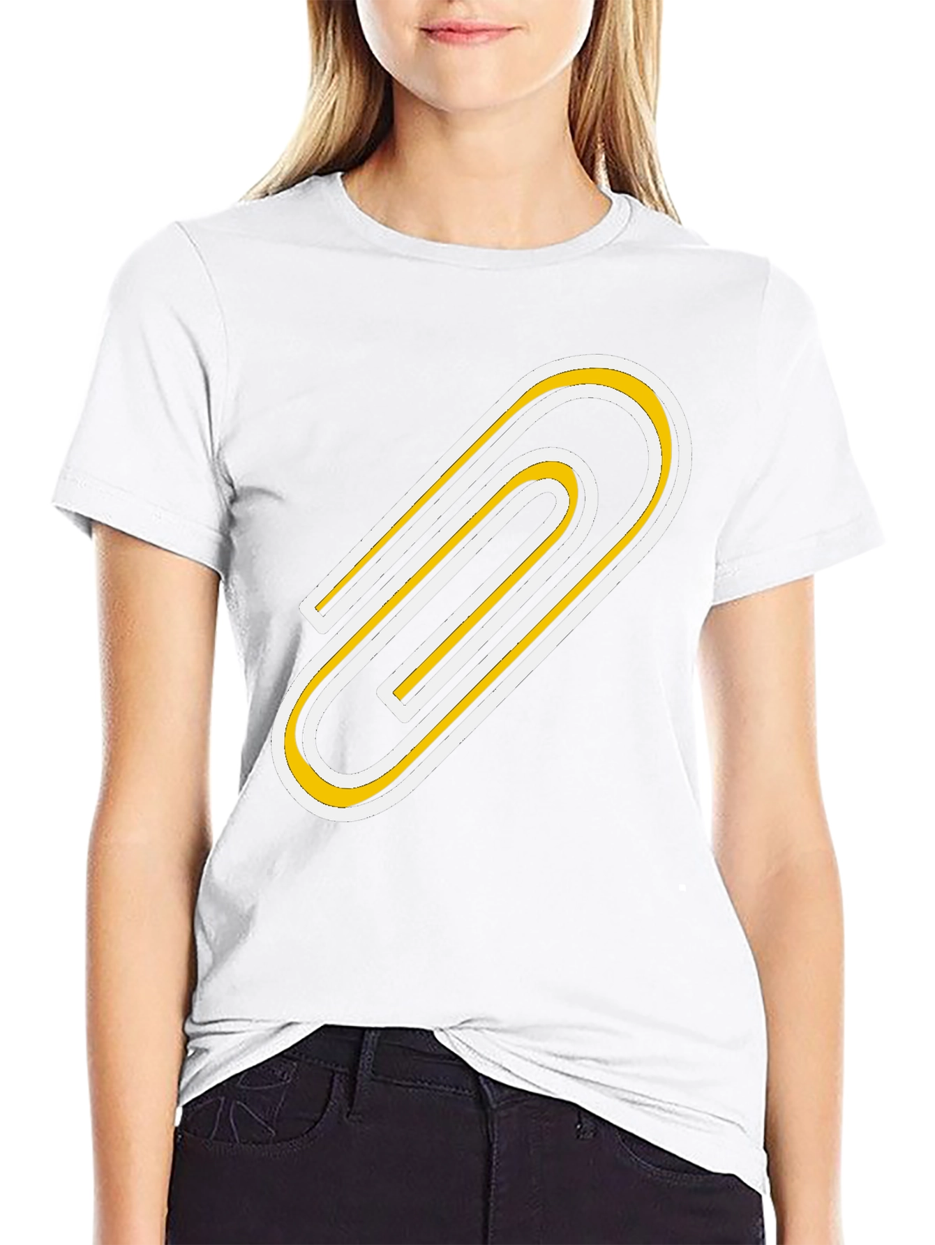 Paperclip Graphic Tee - Bold & Unique Design