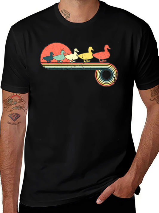 Retro Duck T-Shirt Vintage Style Tee