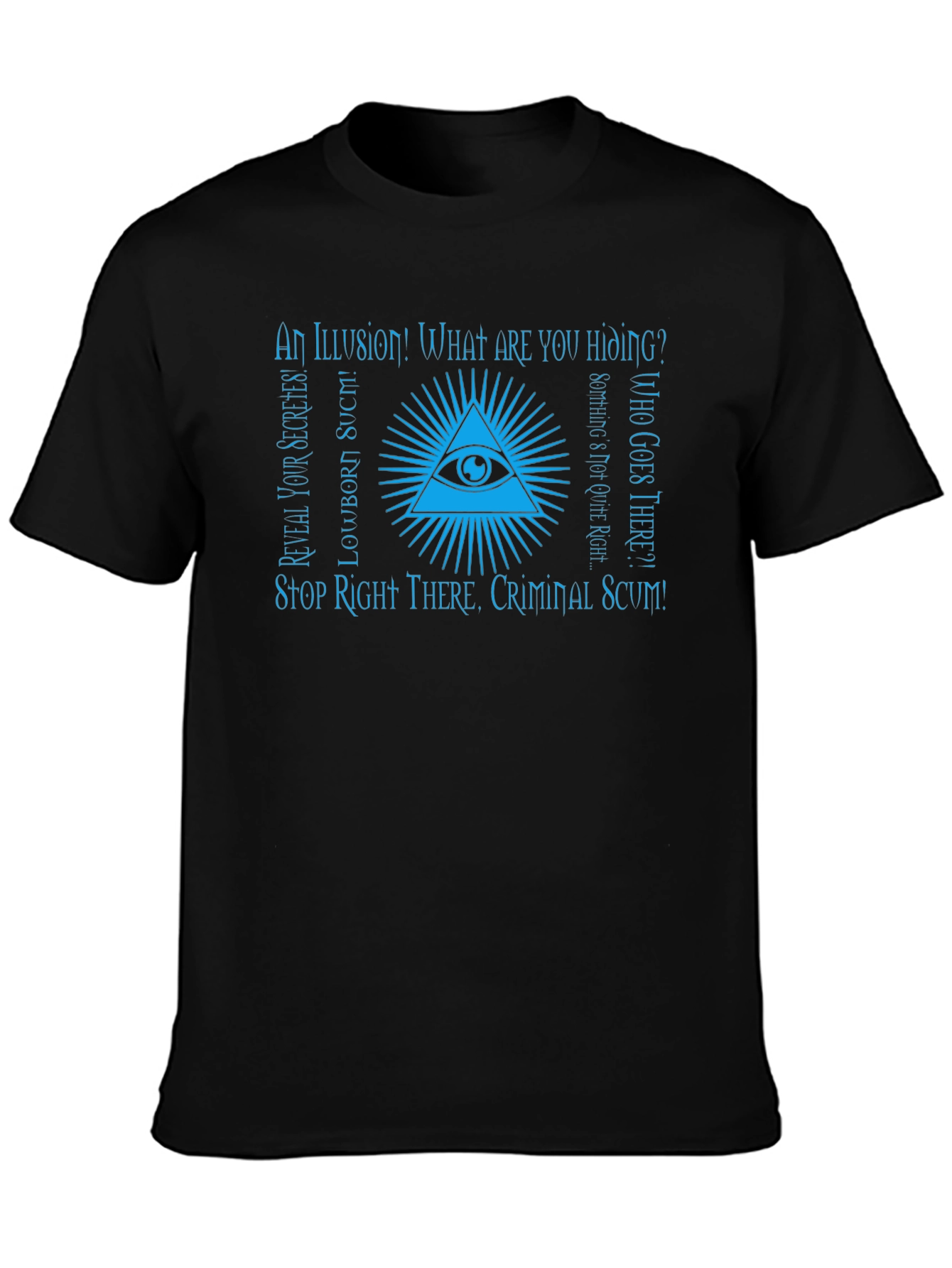 Illuminati All-Seeing Eye Graphic T-Shirt