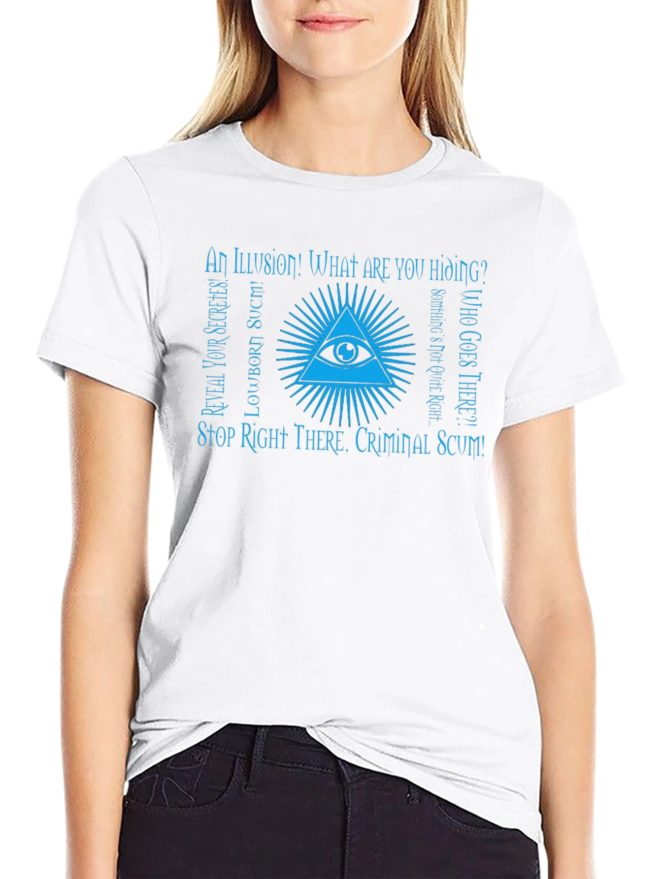 Illuminati All-Seeing Eye Graphic T-Shirt
