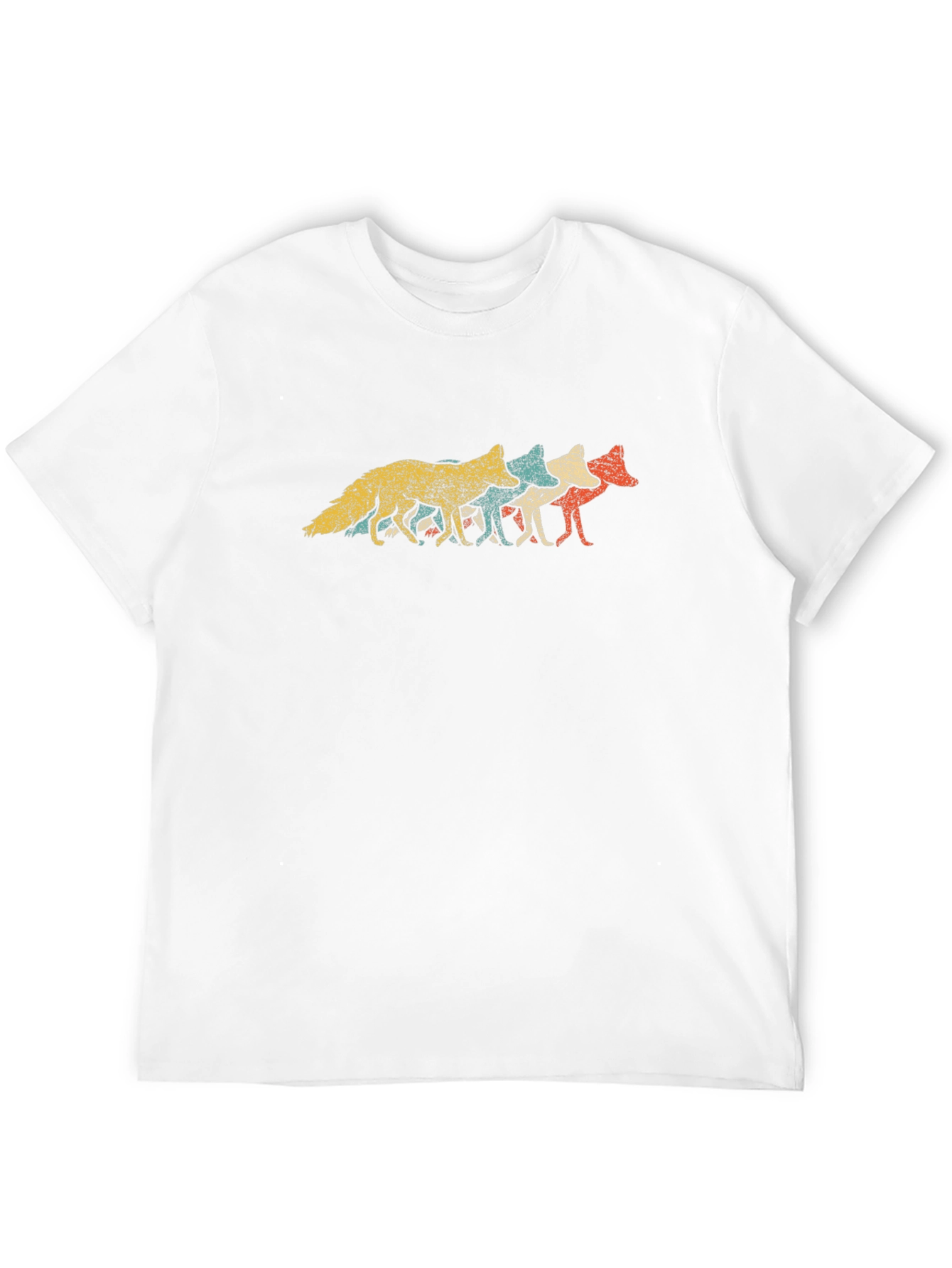 Retro Fox T-Shirt Unique Animal Graphic Tee
