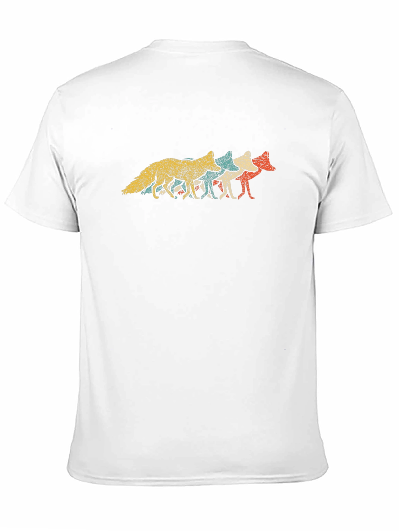Retro Fox T-Shirt Unique Animal Graphic Tee