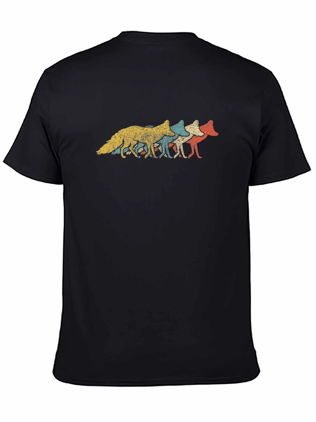 Retro Fox T-Shirt Unique Animal Graphic Tee