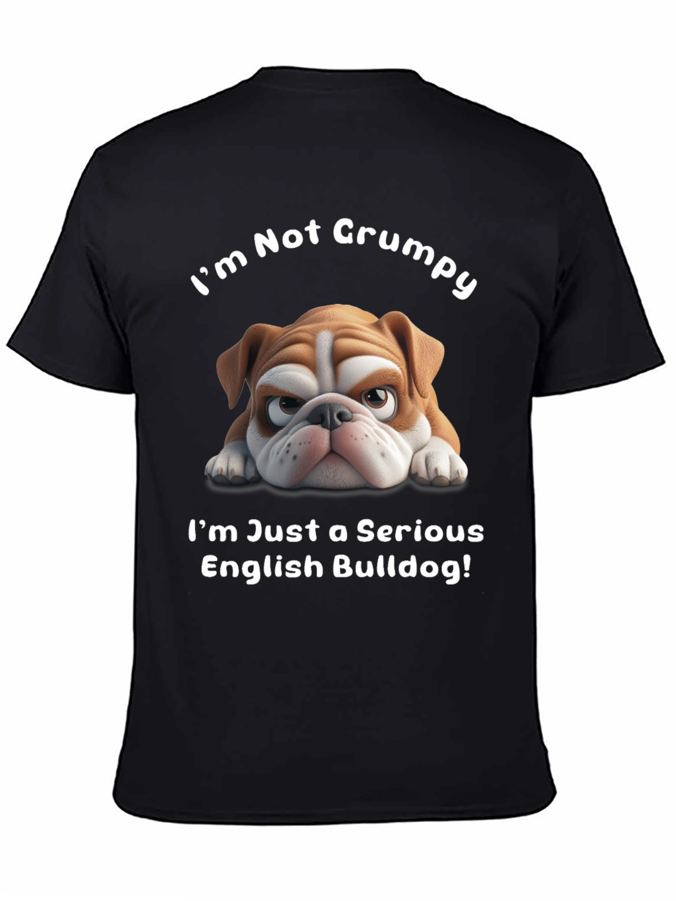 Grumpy Bulldog Graphic Tee