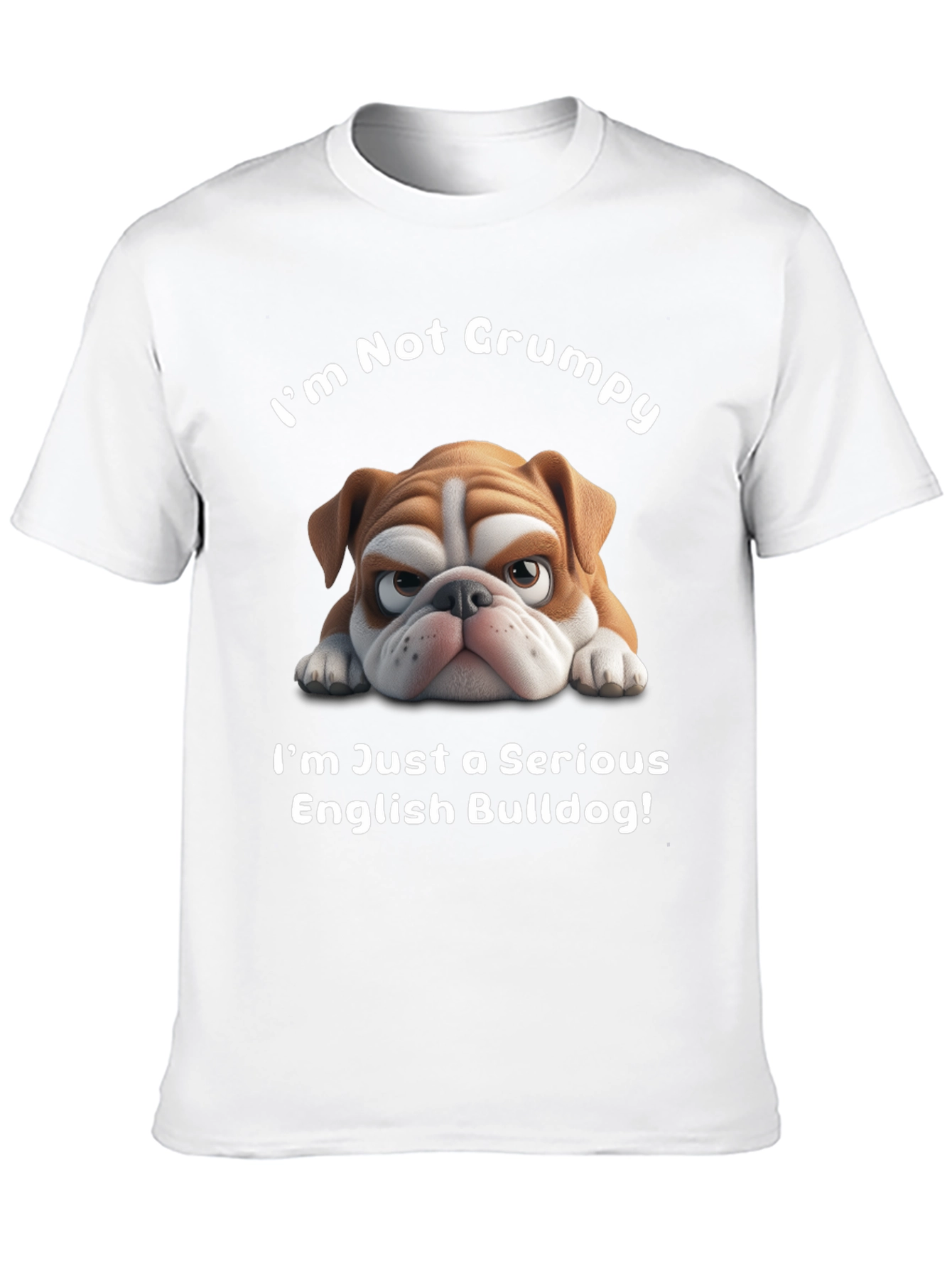 Grumpy Bulldog Graphic Tee