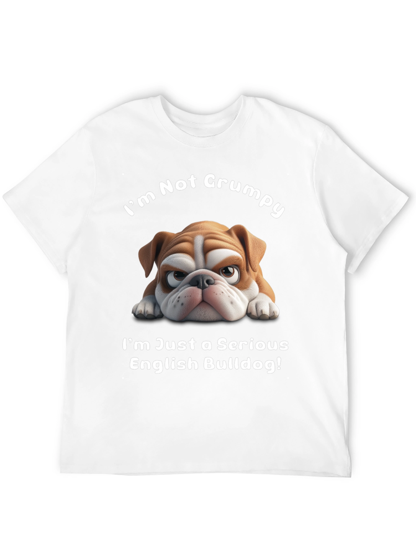 Grumpy Bulldog Graphic Tee