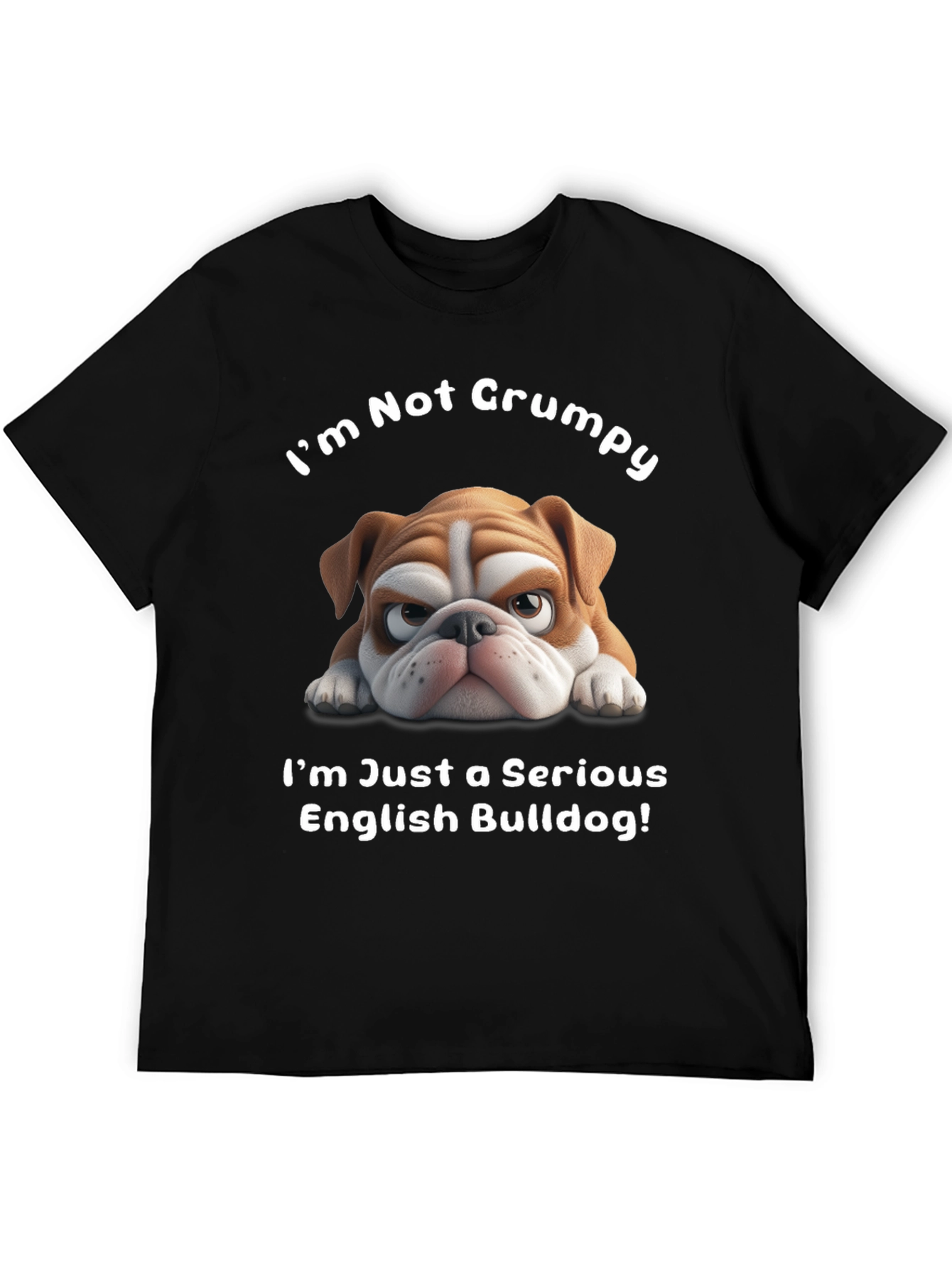 Grumpy Bulldog Graphic Tee