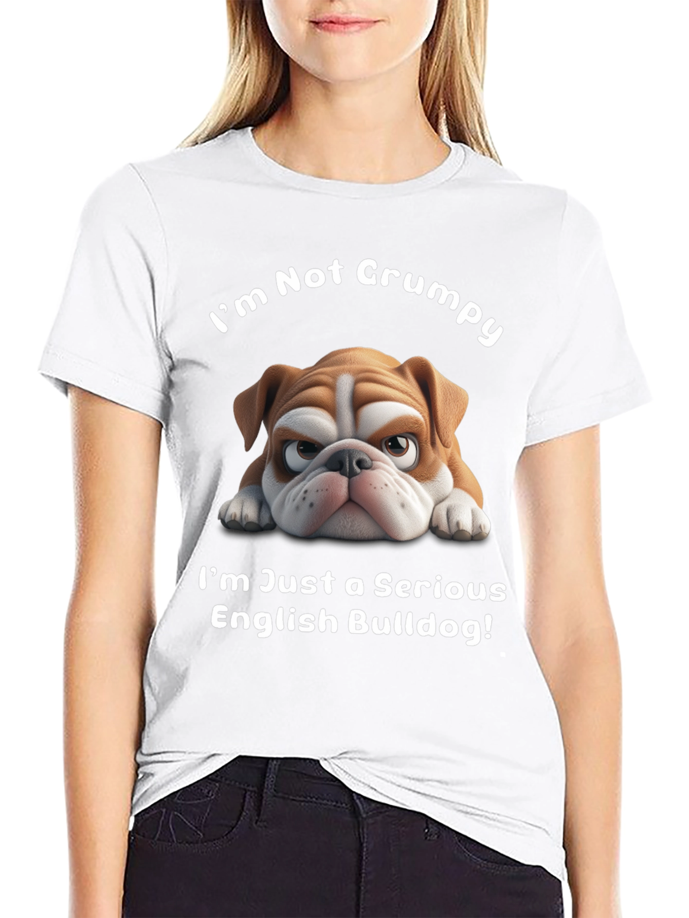 Grumpy Bulldog Graphic Tee