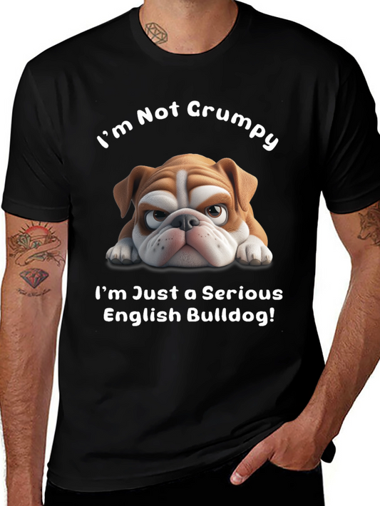 Grumpy Bulldog Graphic Tee