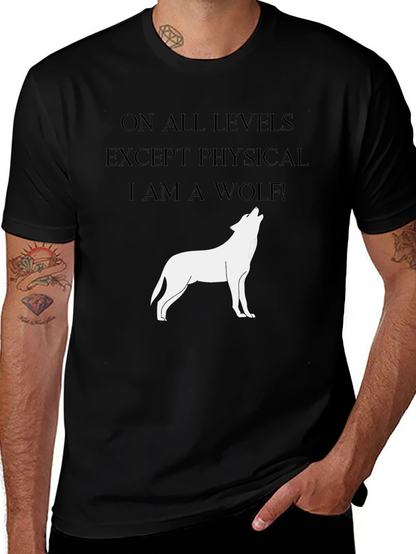 Wolf Spirit T-Shirt - On All Levels Except Physical