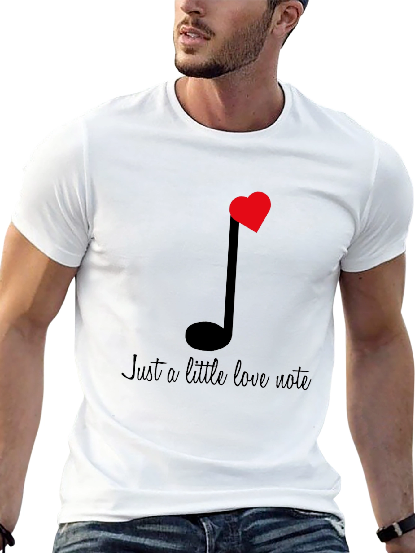 Just a Little Love Note Graphic Tee