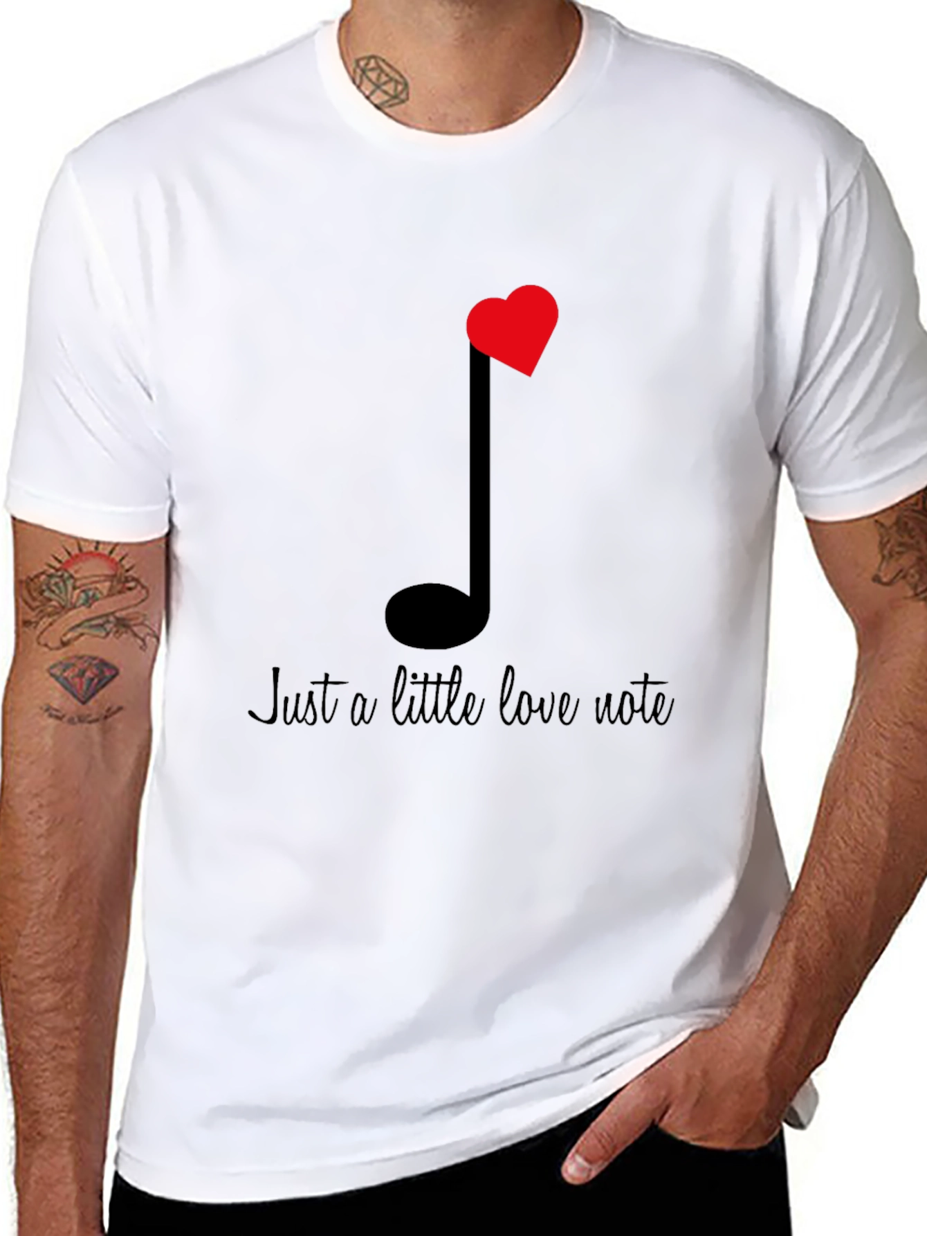 Just a Little Love Note Graphic Tee