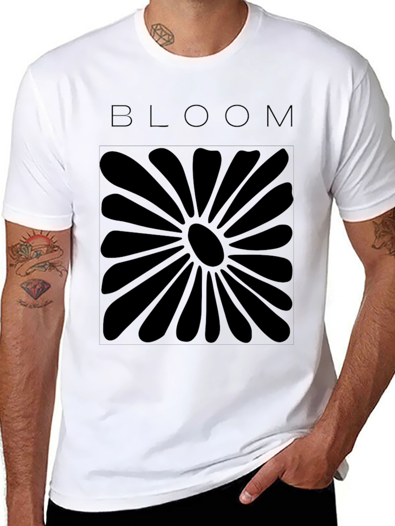 Bloom Graphic Tee - Soft Cotton Blend T-Shirt
