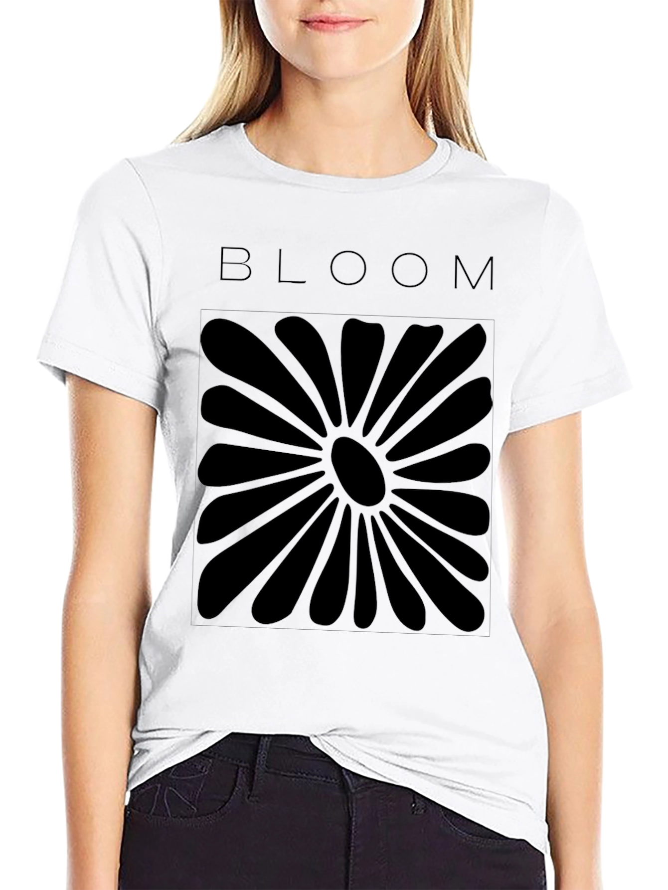 Bloom Graphic Tee - Soft Cotton Blend T-Shirt