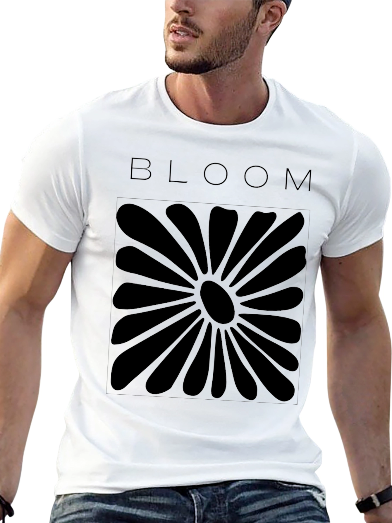 Bloom Graphic Tee - Soft Cotton Blend T-Shirt