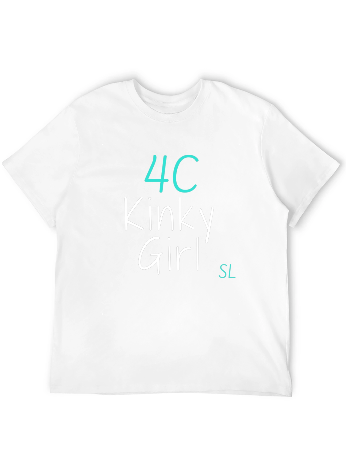 4C Kinky Girl T-Shirt - Black Tee