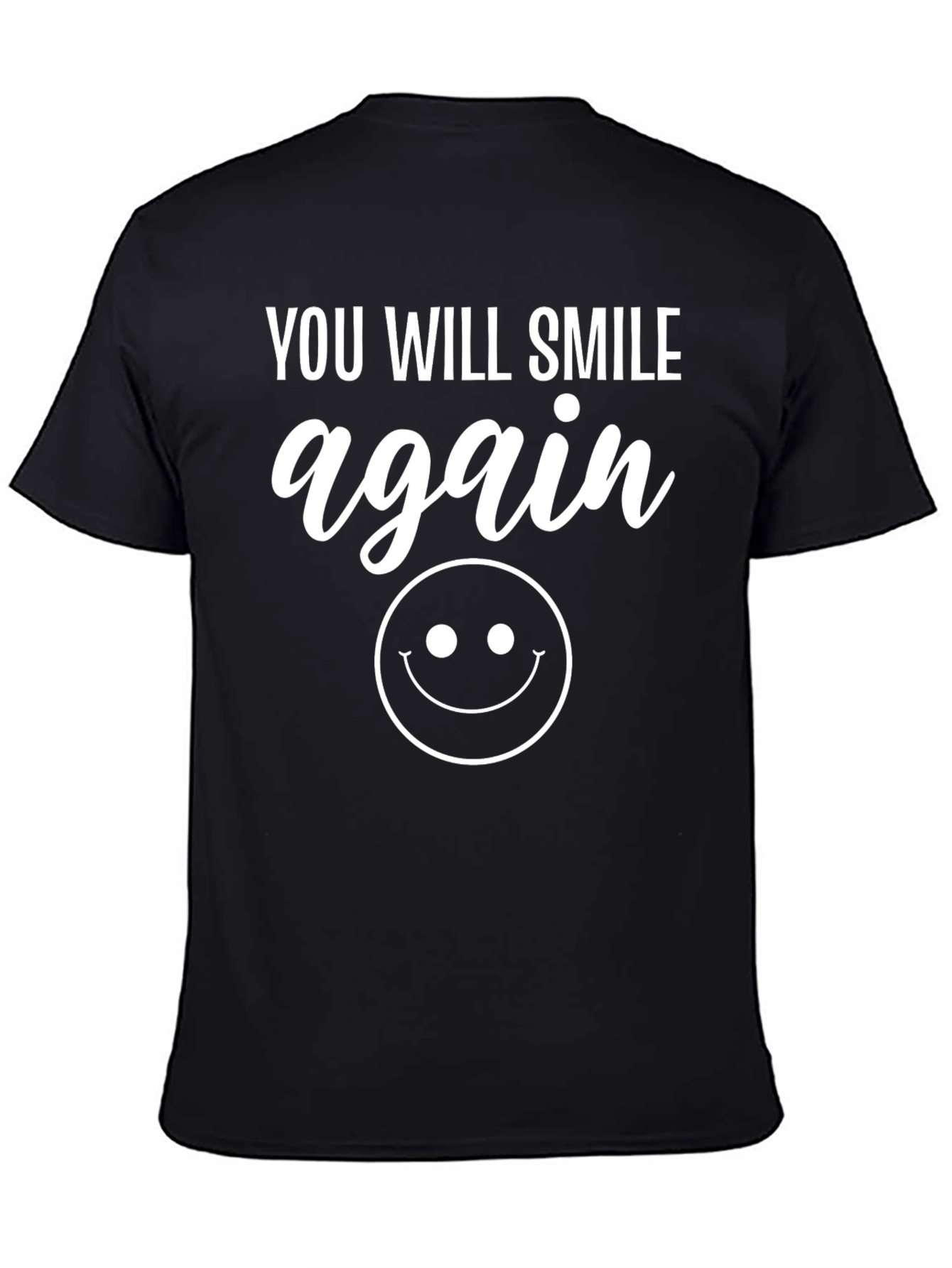 Smile Again Graphic Tee - Uplifting Comfort