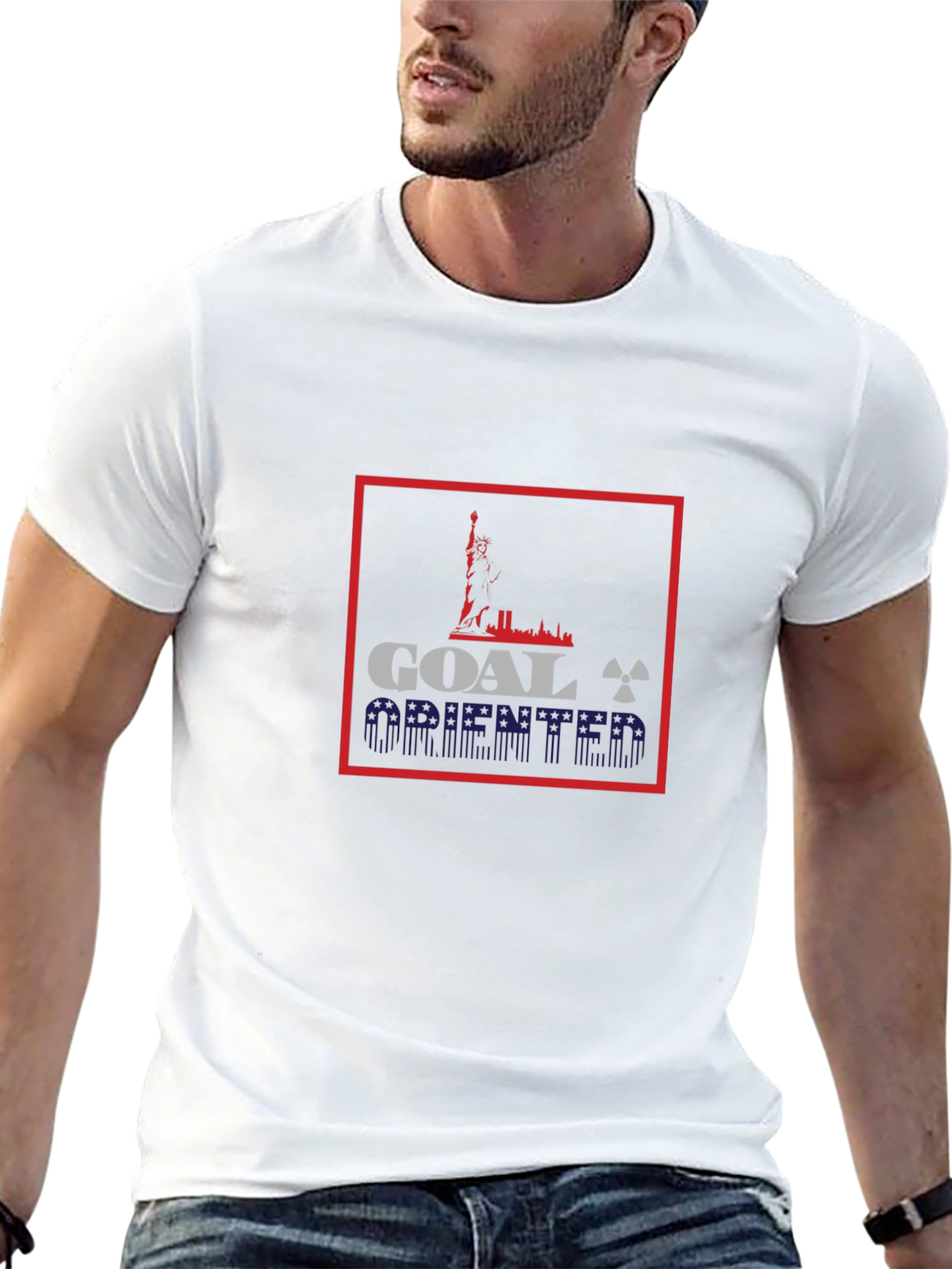 Goal Oriented Graphic T-Shirt - Black