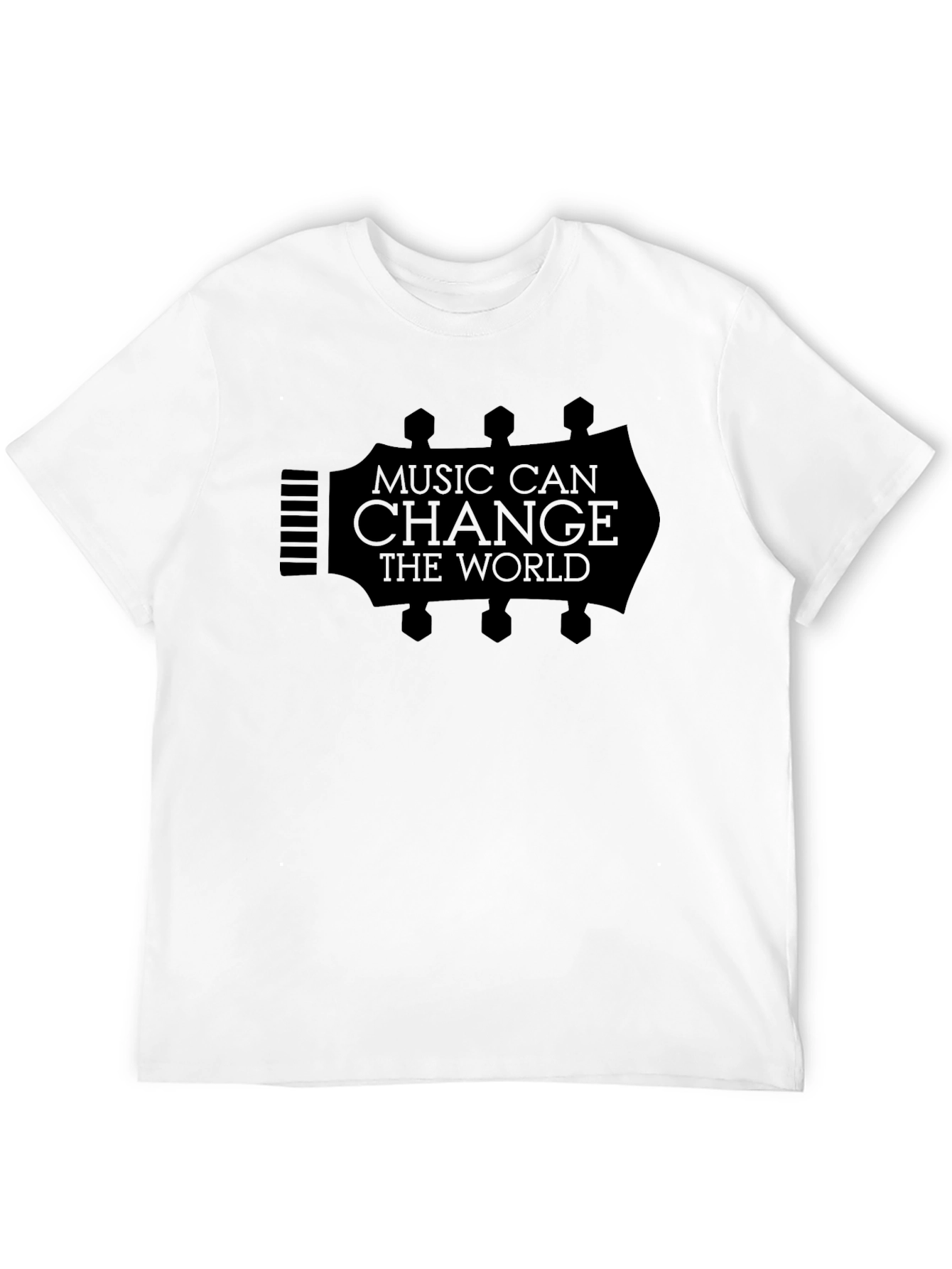 Music Can Change the World Tee - Black