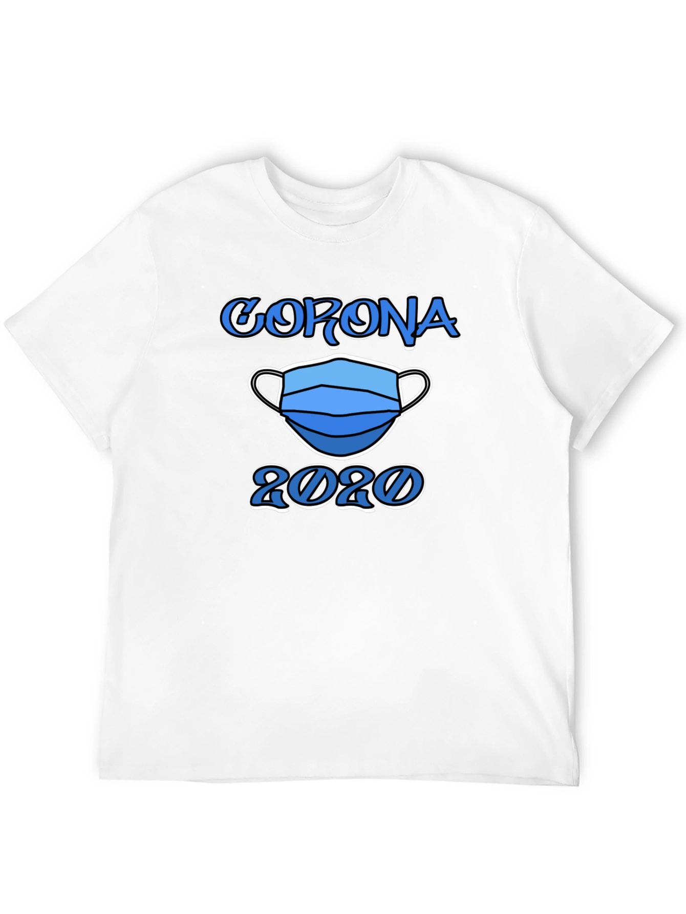 Corona 2020 Face Mask Graphic T-Shirt