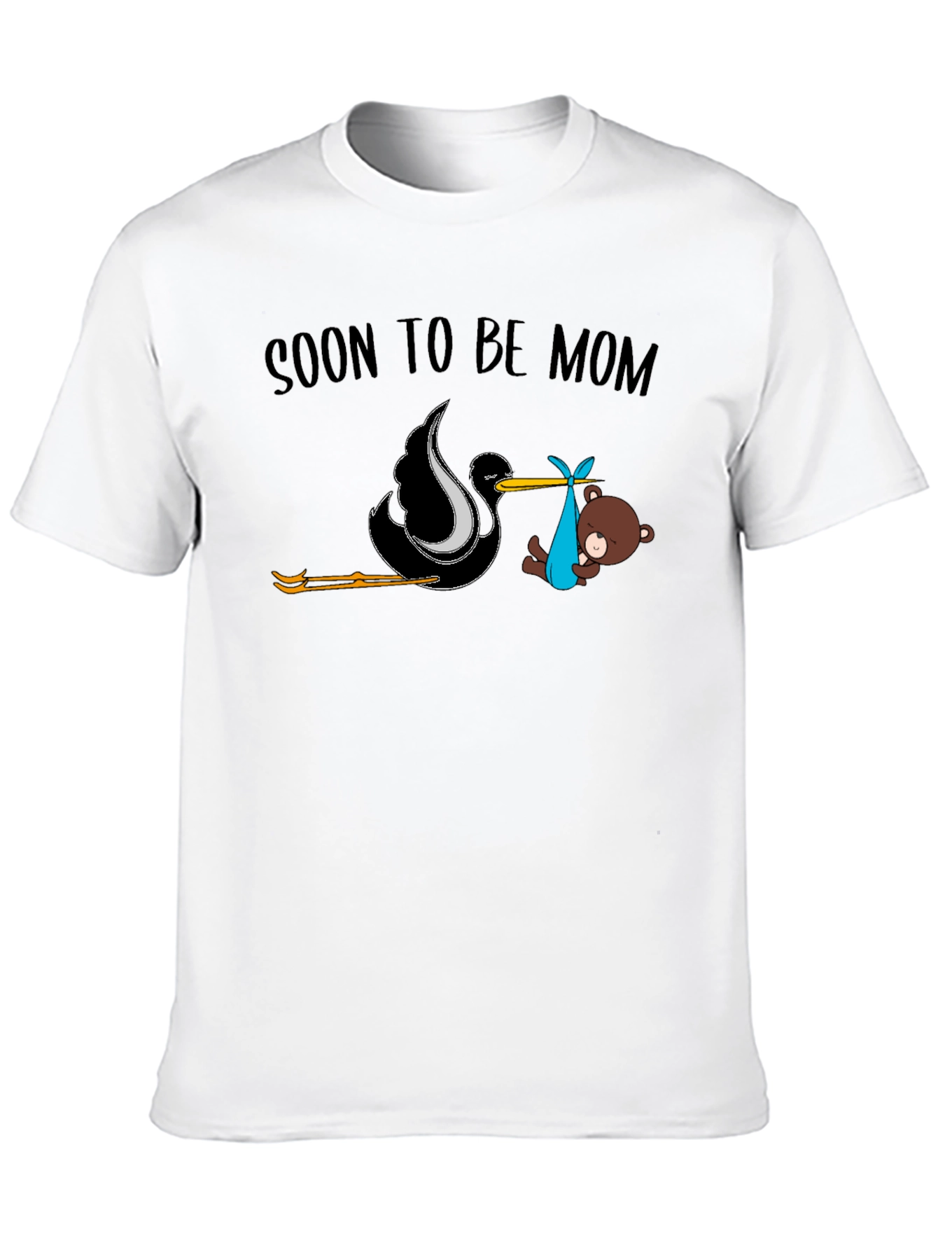 Soon To Be Mom Stork Unisex T-Shirt