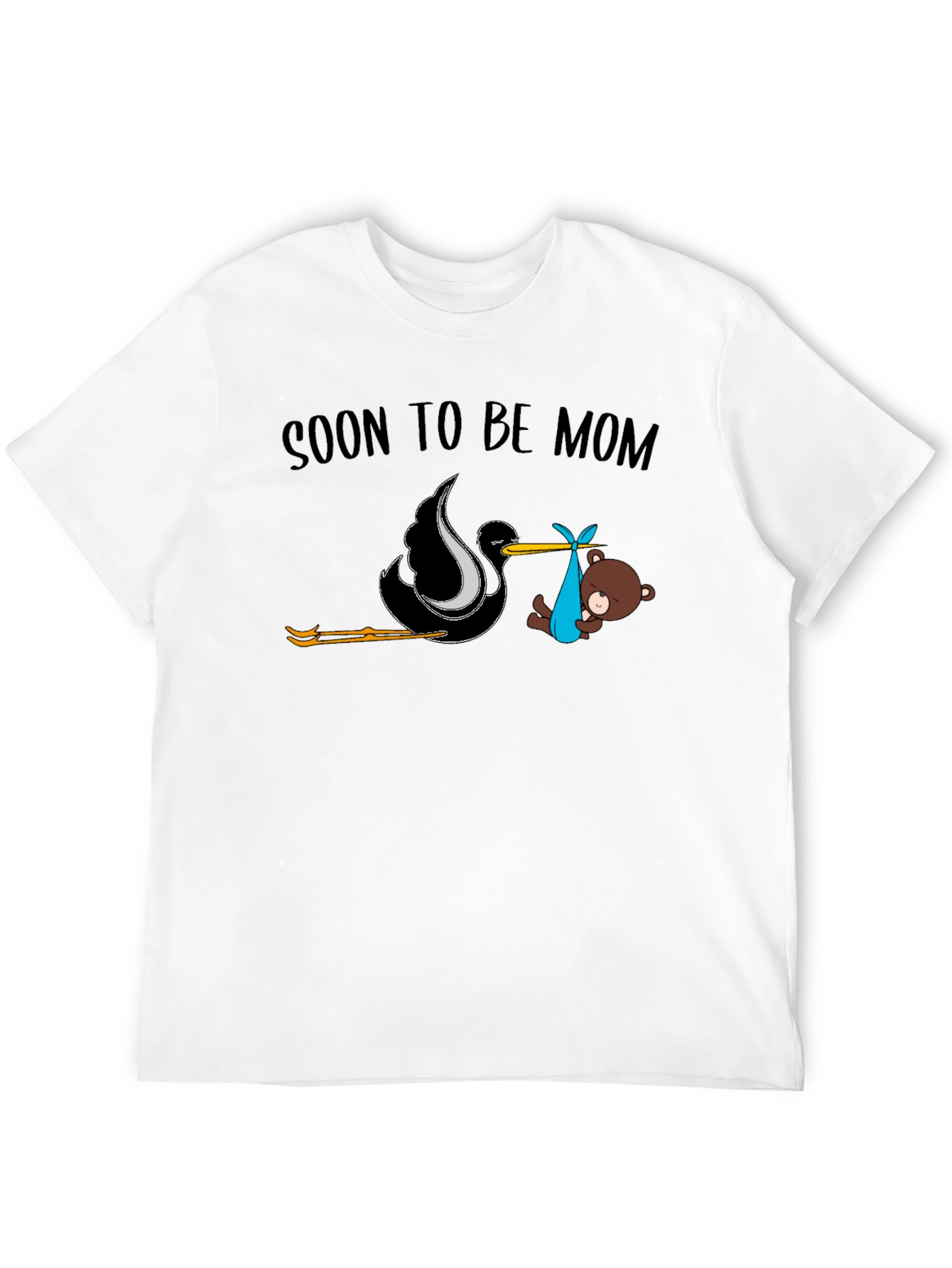 Soon To Be Mom Stork Unisex T-Shirt