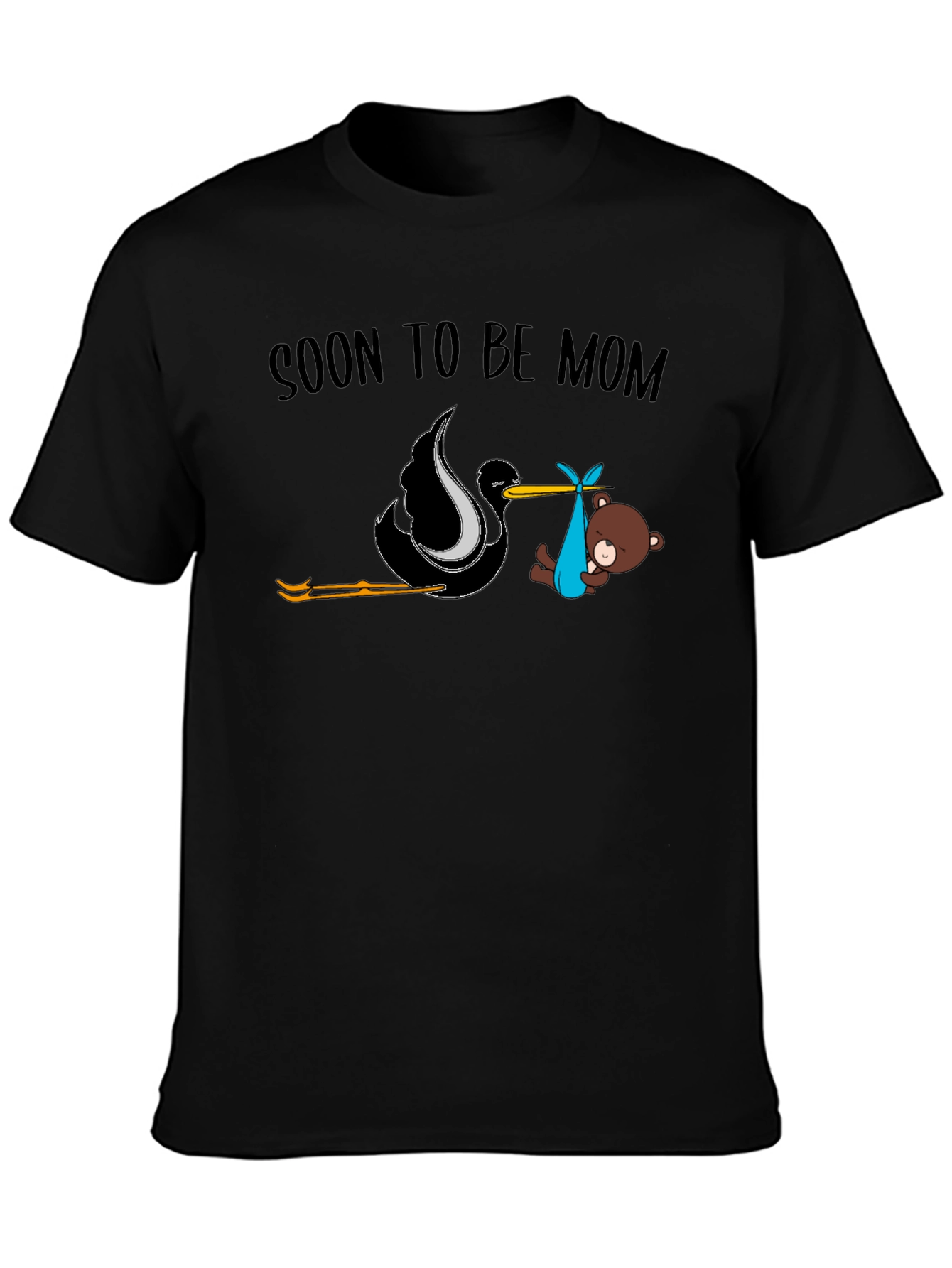 Soon To Be Mom Stork Unisex T-Shirt