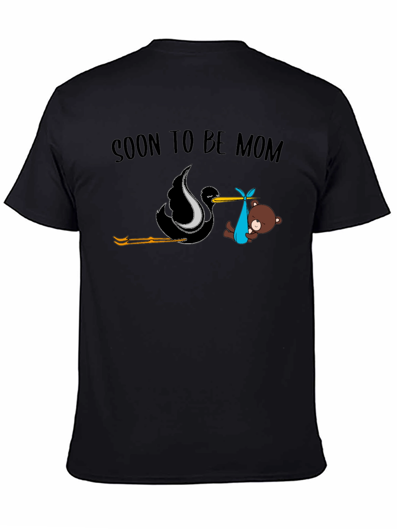 Soon To Be Mom Stork Unisex T-Shirt