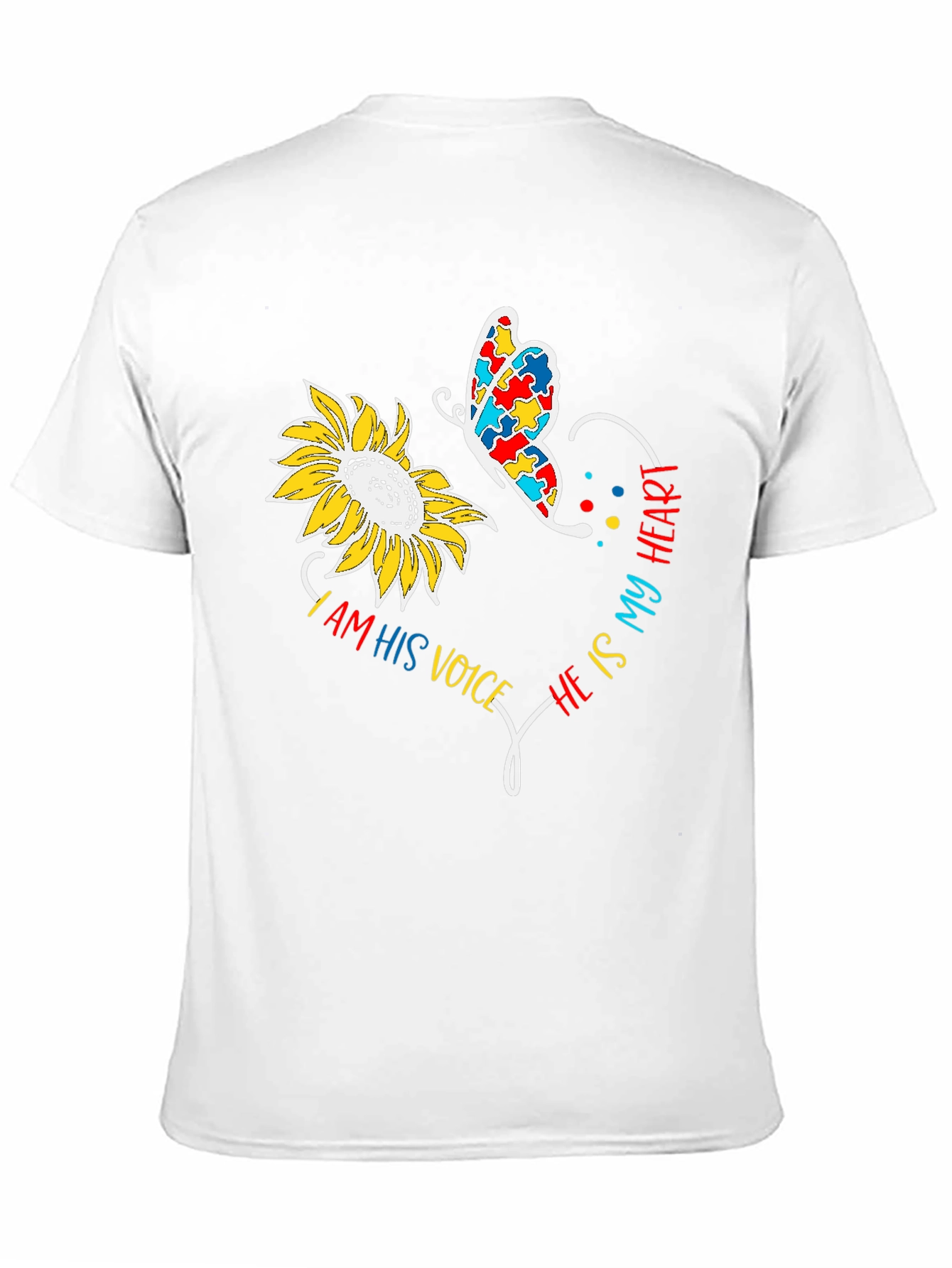 Autism Awareness Sunflower T-Shirt