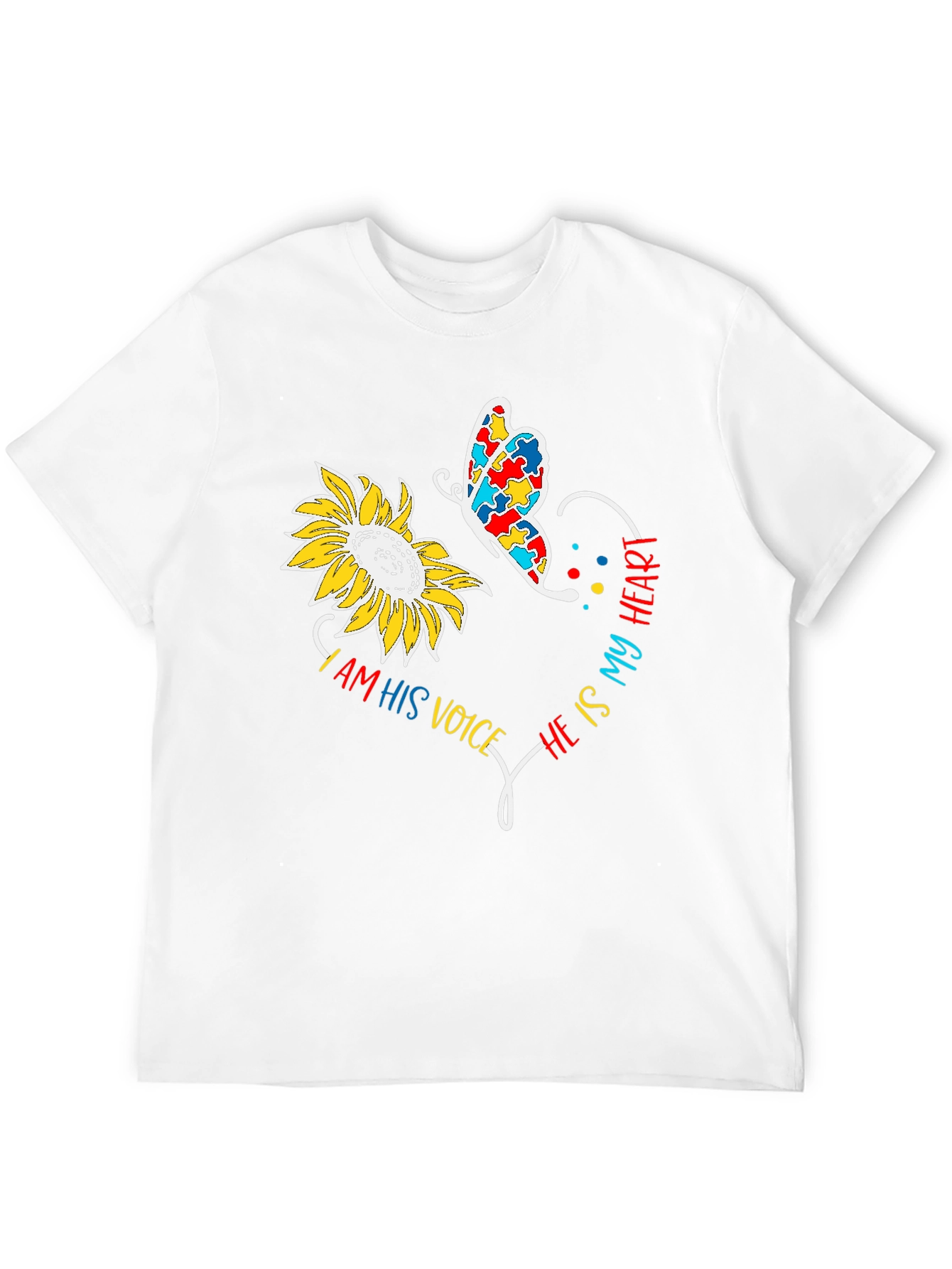 Autism Awareness Sunflower T-Shirt