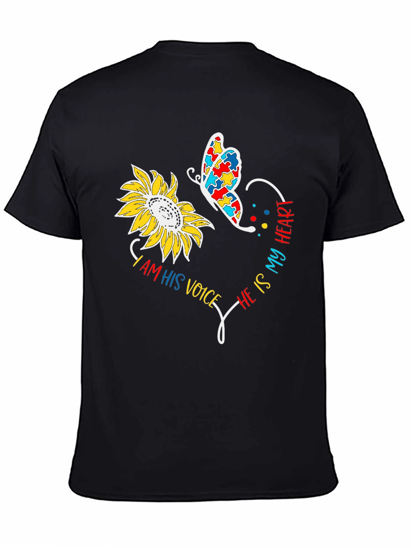 Autism Awareness Sunflower T-Shirt