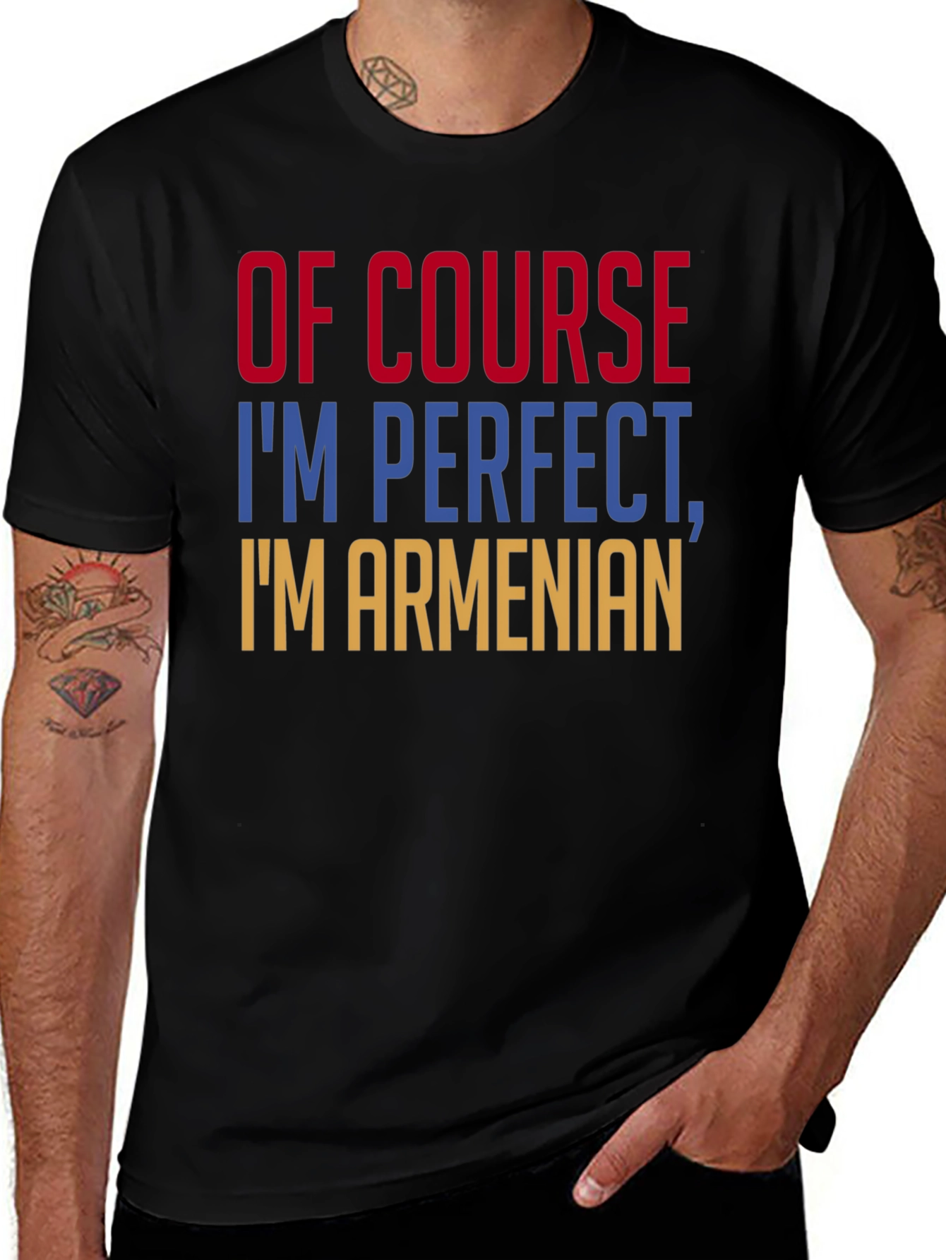 Of Course Im Perfect Im Armenian T-Shirt