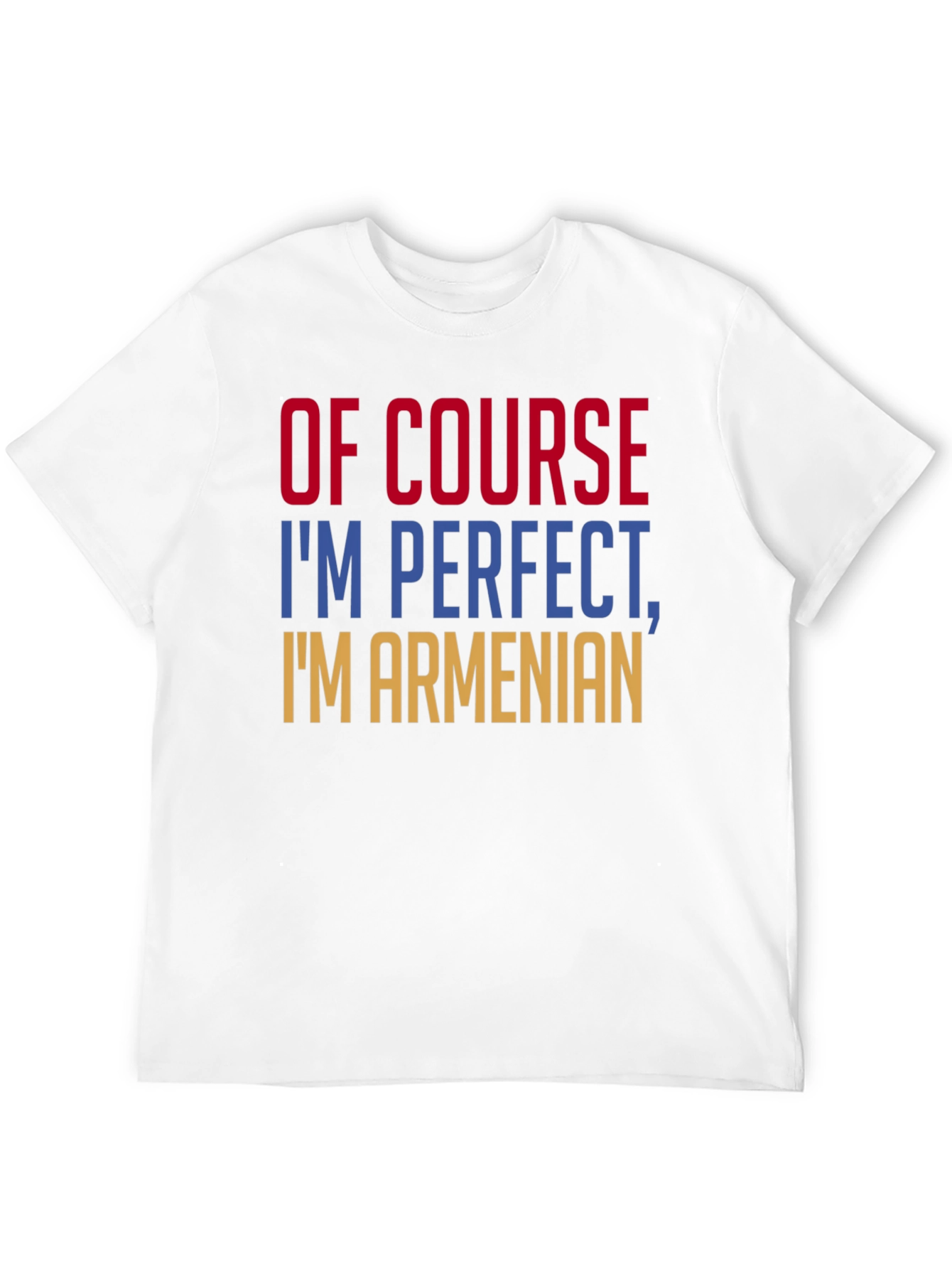 Of Course Im Perfect Im Armenian T-Shirt