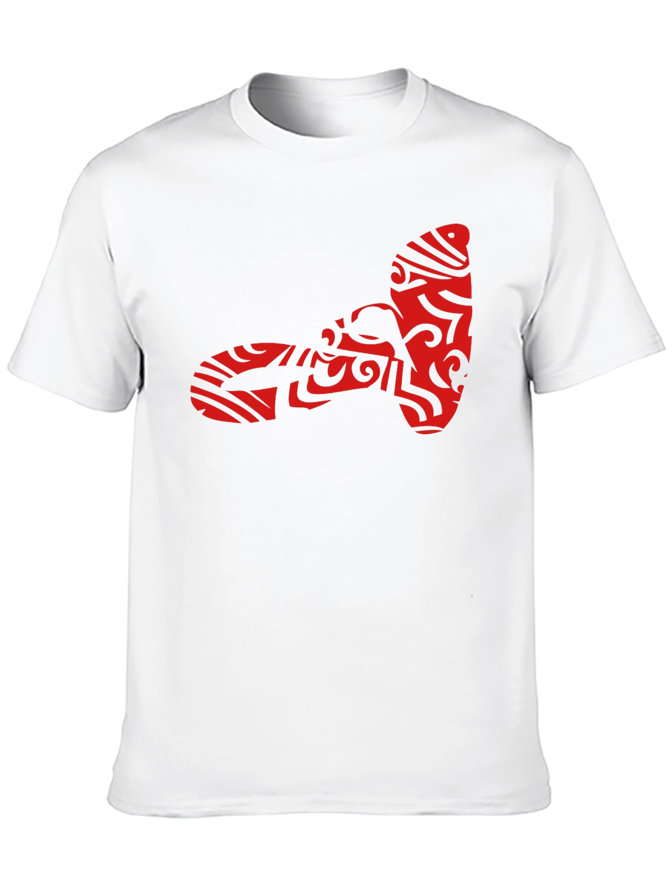 Tribal Tattoo Hammer Graphic Black T-Shirt