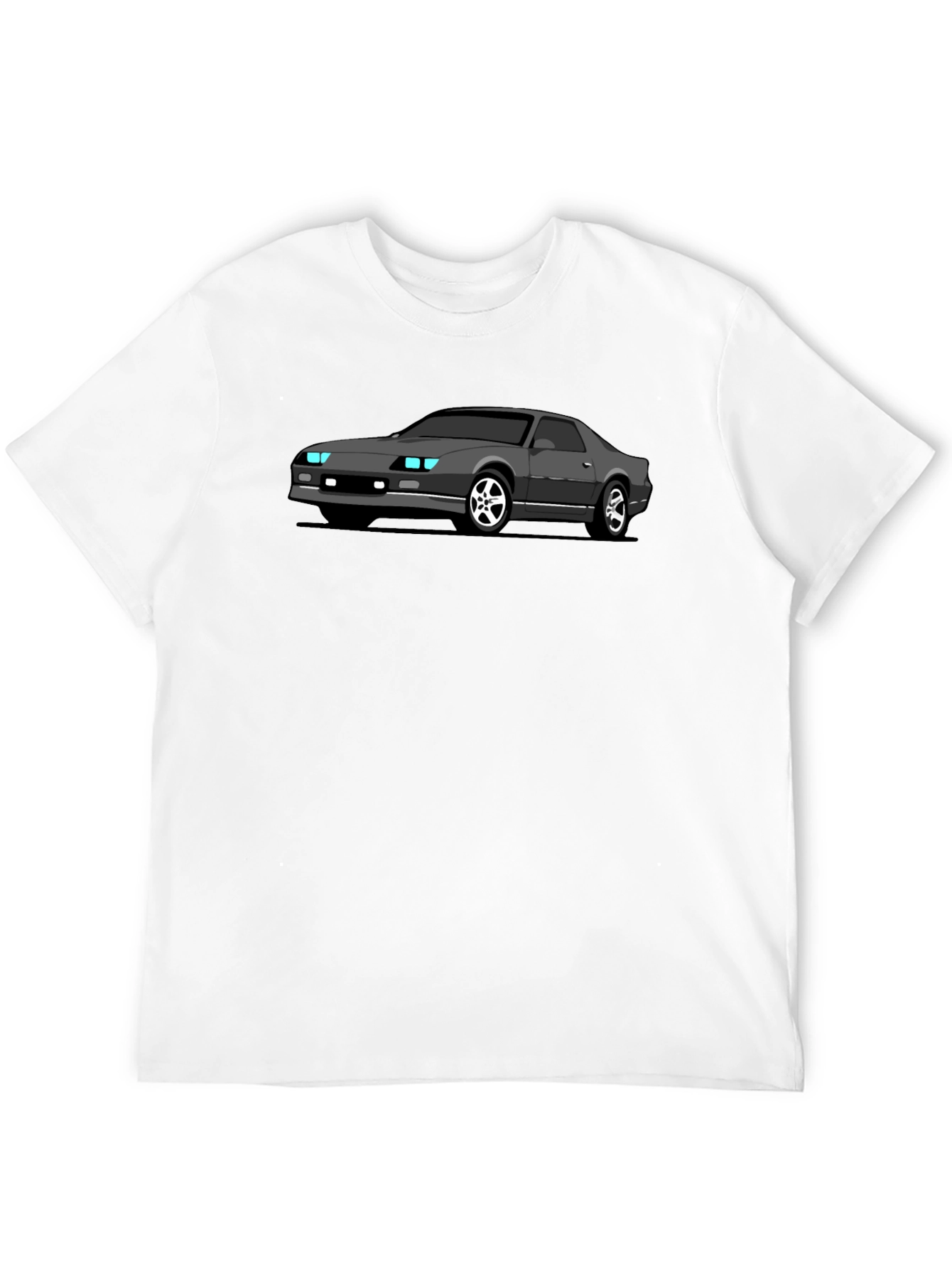 Retro Car Graphic Tee - Black