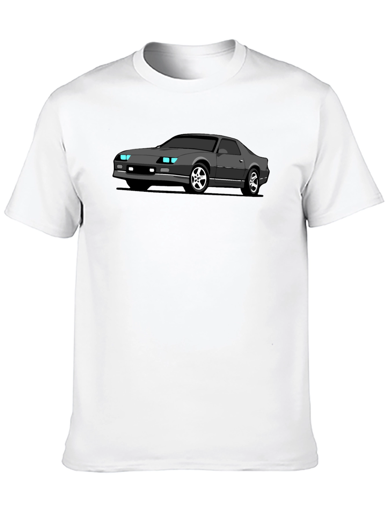 Retro Car Graphic Tee - Black