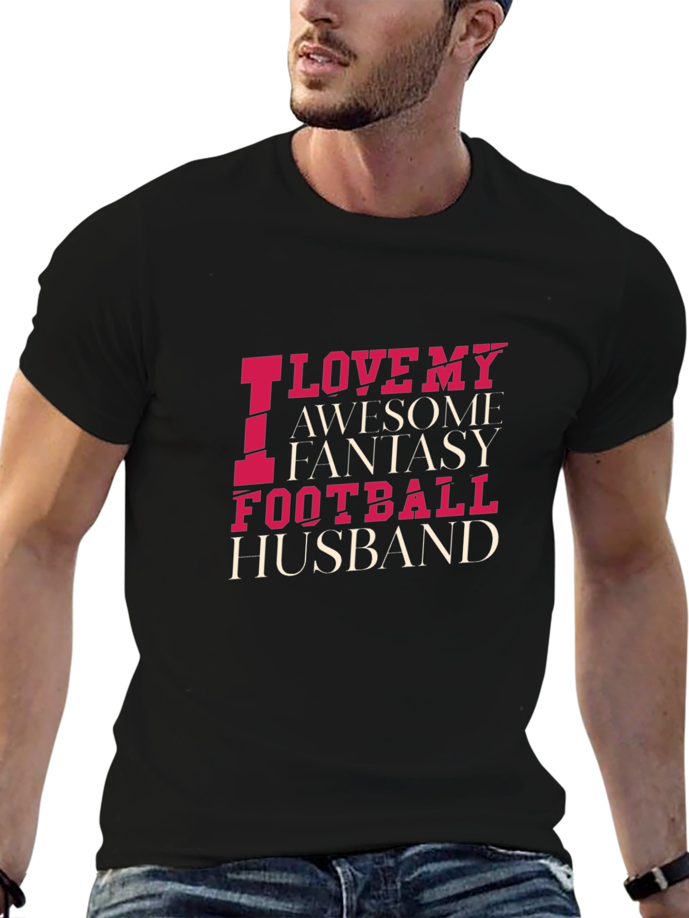 Funny Football Husband T-Shirt